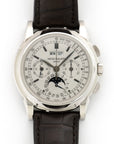 Patek Philippe - Patek Philippe White Gold Perpetual Calendar Chrono Watch Ref. 5970 - The Keystone Watches