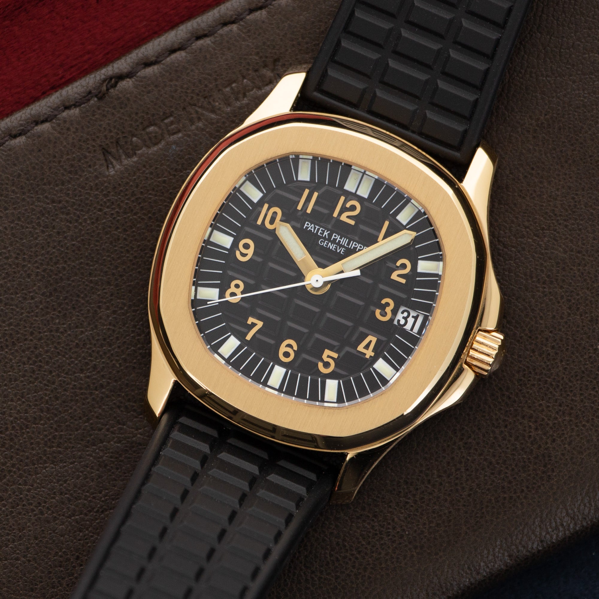 Patek Philippe - Patek Philippe Yellow Gold Aquanaut Watch Ref. 5066 - The Keystone Watches