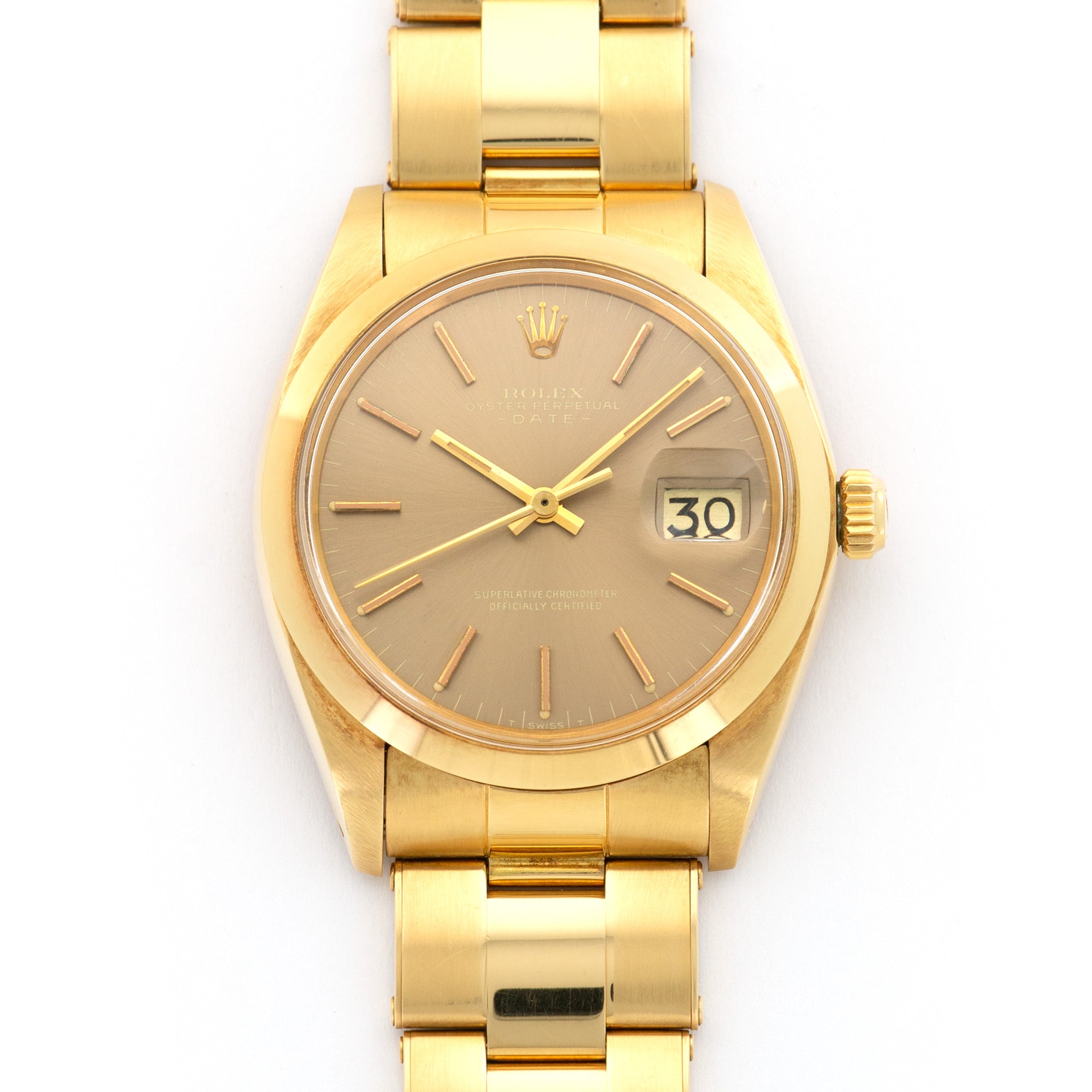 Rolex - Rolex Yellow Gold Date Watch Ref. 1500 with Original Warranty Paper - The Keystone Watches