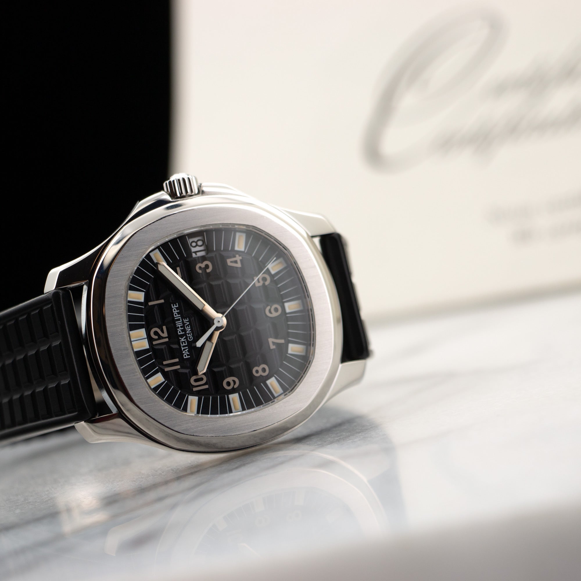 Patek Philippe - Patek Philippe Aquanaut Jumbo Watch Ref. 5065 with Original Box and Paper - The Keystone Watches