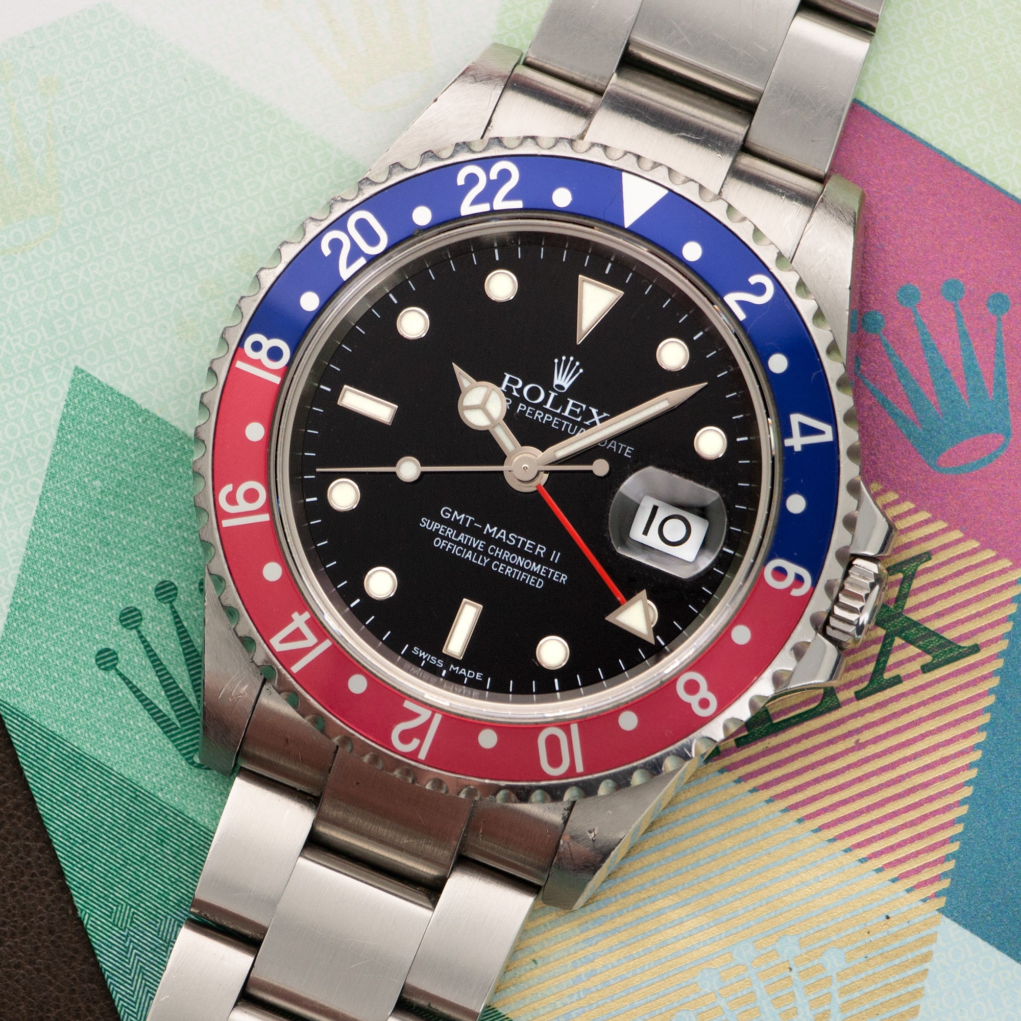 Rolex - Rolex GMT-Master II Error Dial Watch Ref. 16710 - The Keystone Watches