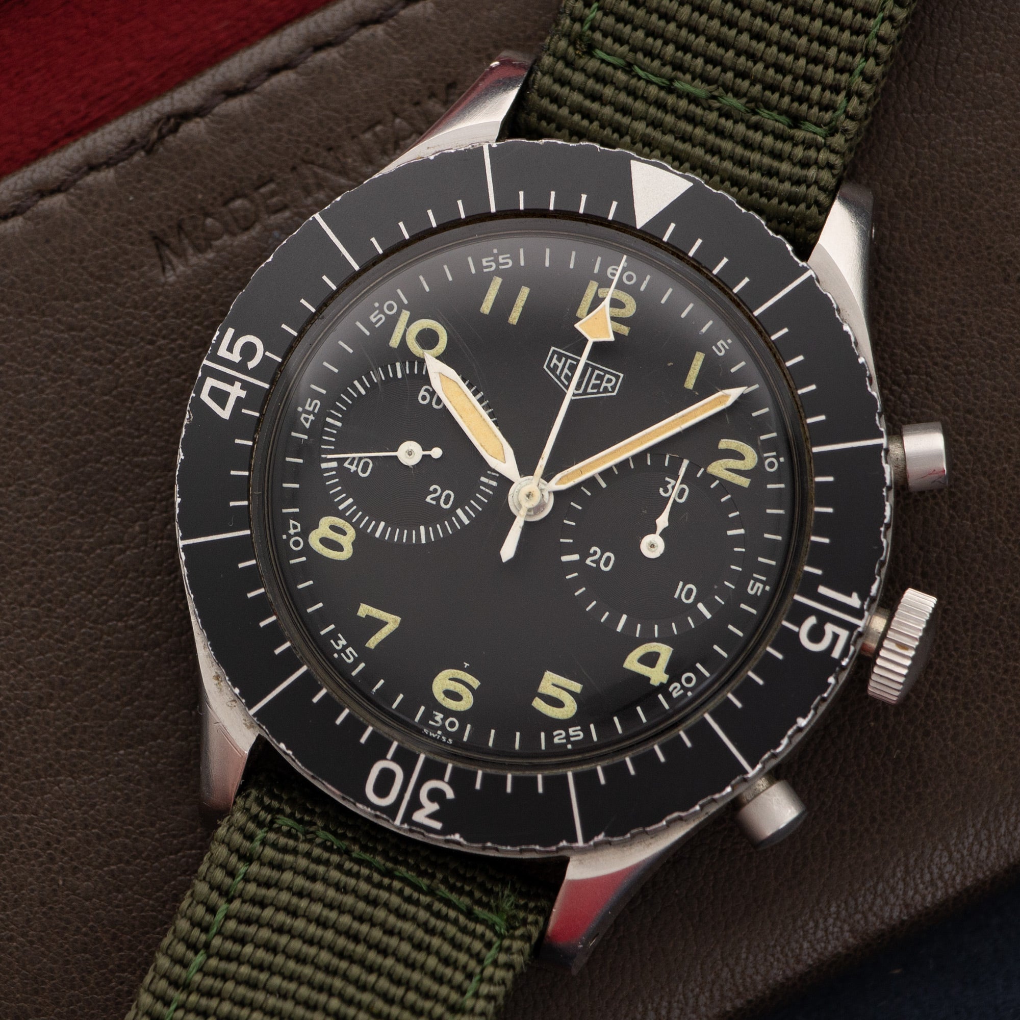 Heuer - Heuer Bundeswehr Military Chronograph Watch Ref. 1550 - The Keystone Watches