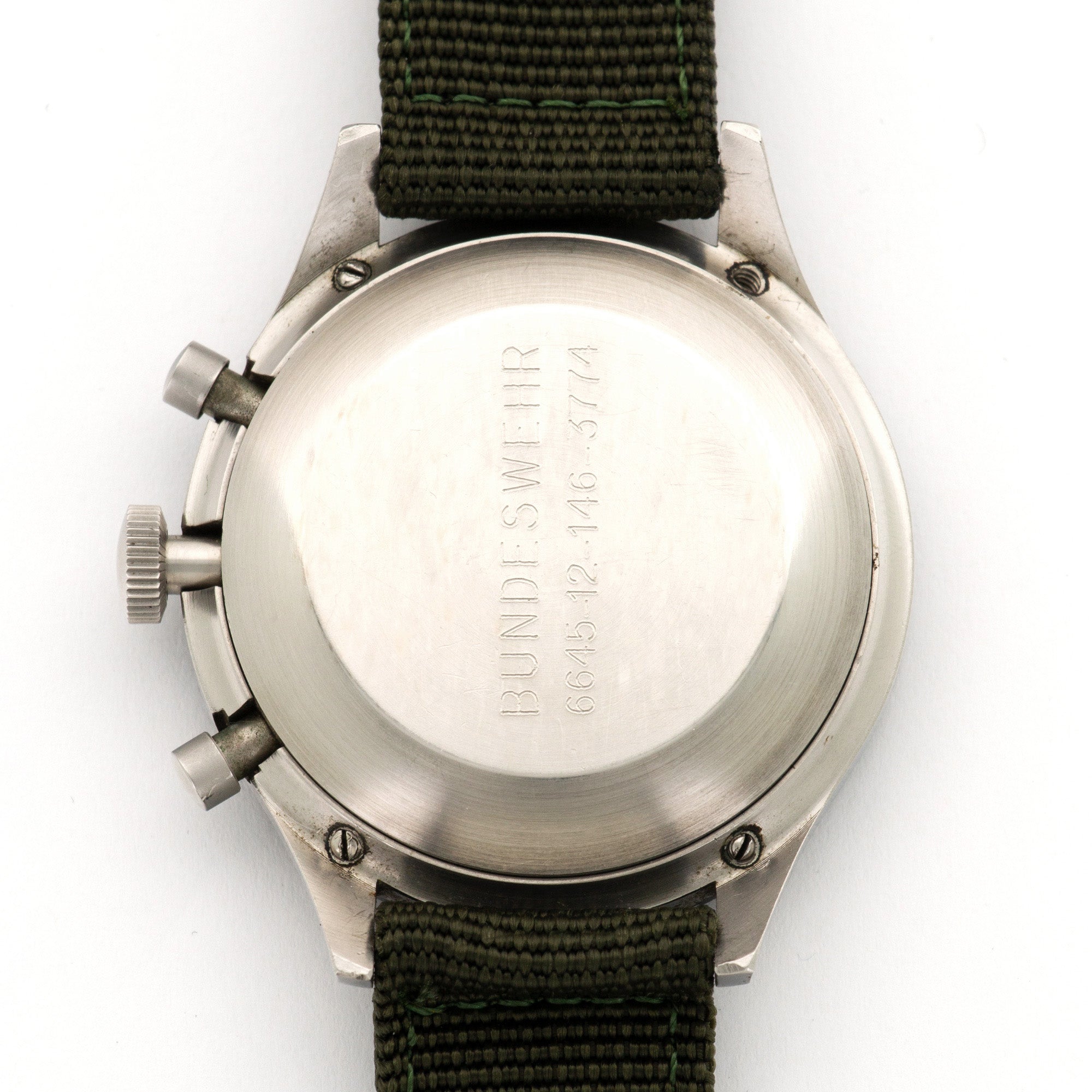 Heuer - Heuer Bundeswehr Military Chronograph Watch Ref. 1550 - The Keystone Watches