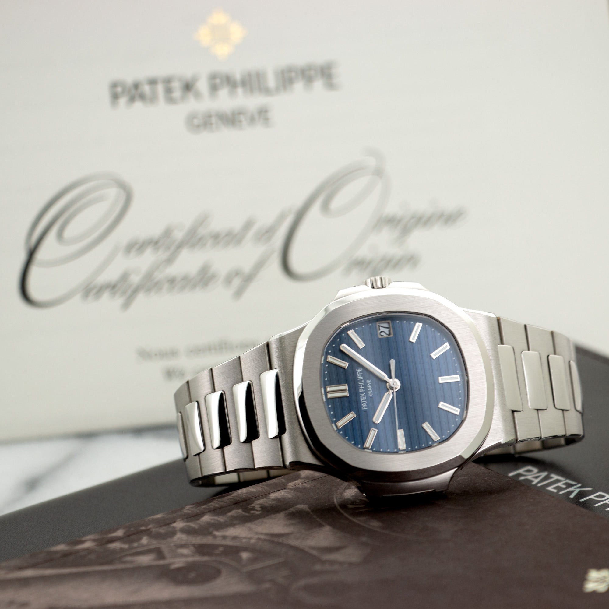 Patek Philippe - Patek Philippe Platinum Nautilus Watch Ref. 5711 - The Keystone Watches