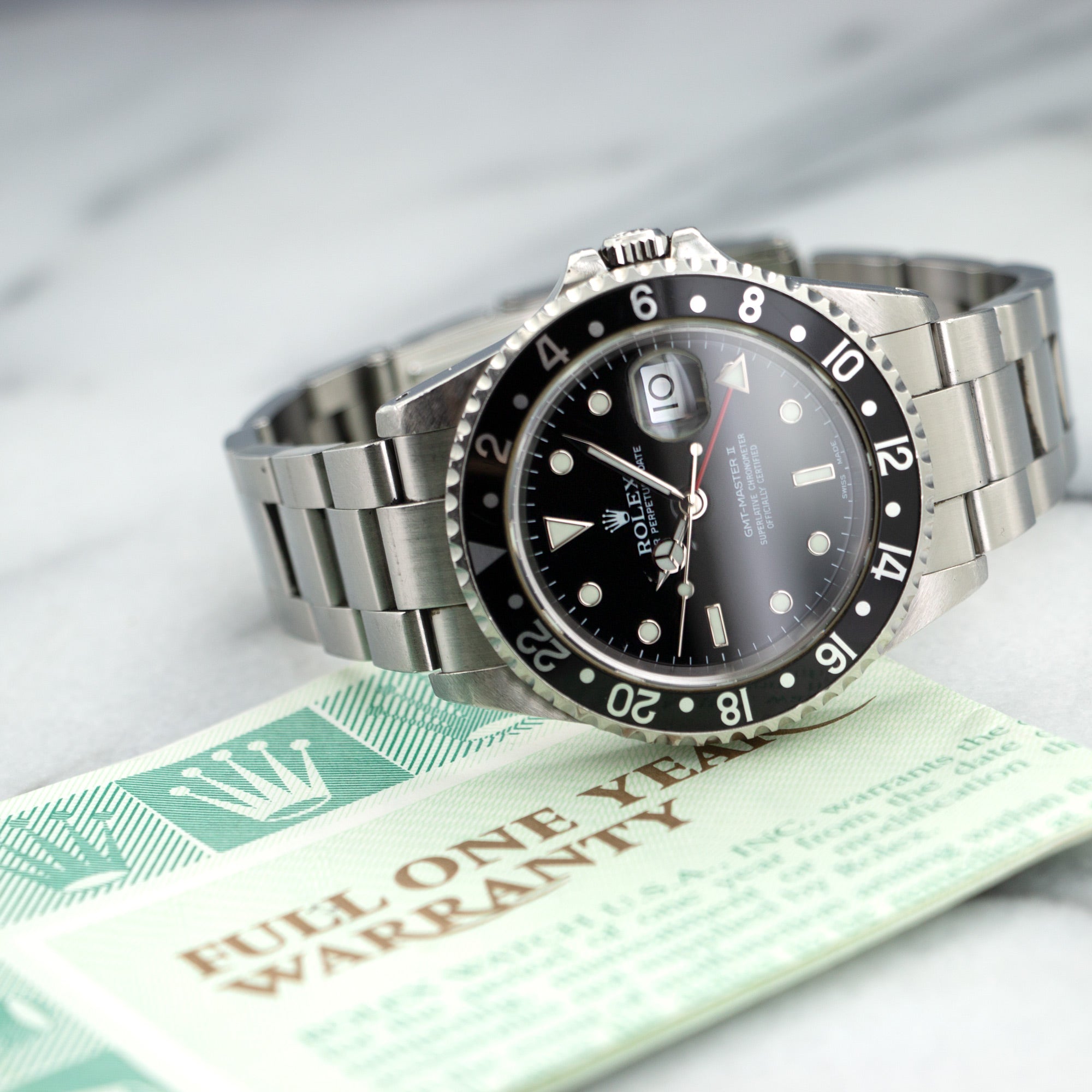 Rolex - Rolex GMT-Master II Watch Ref. 16710 with Original Papers - The Keystone Watches