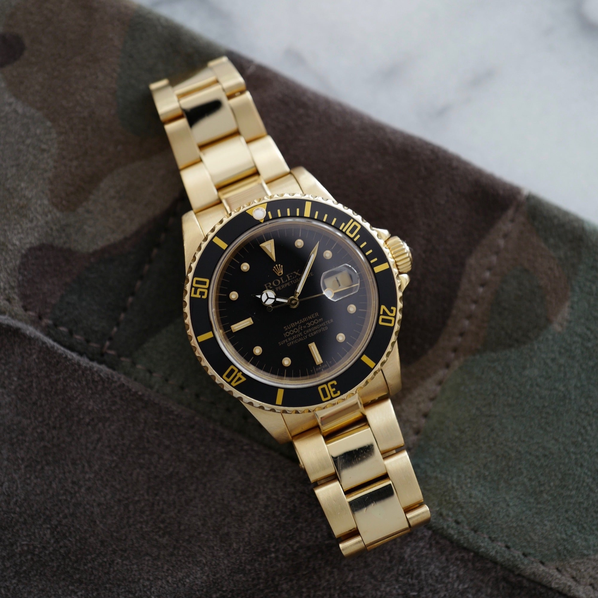 Rolex - Rolex Yellow Gold Submariner Watch Ref. 16808 - The Keystone Watches