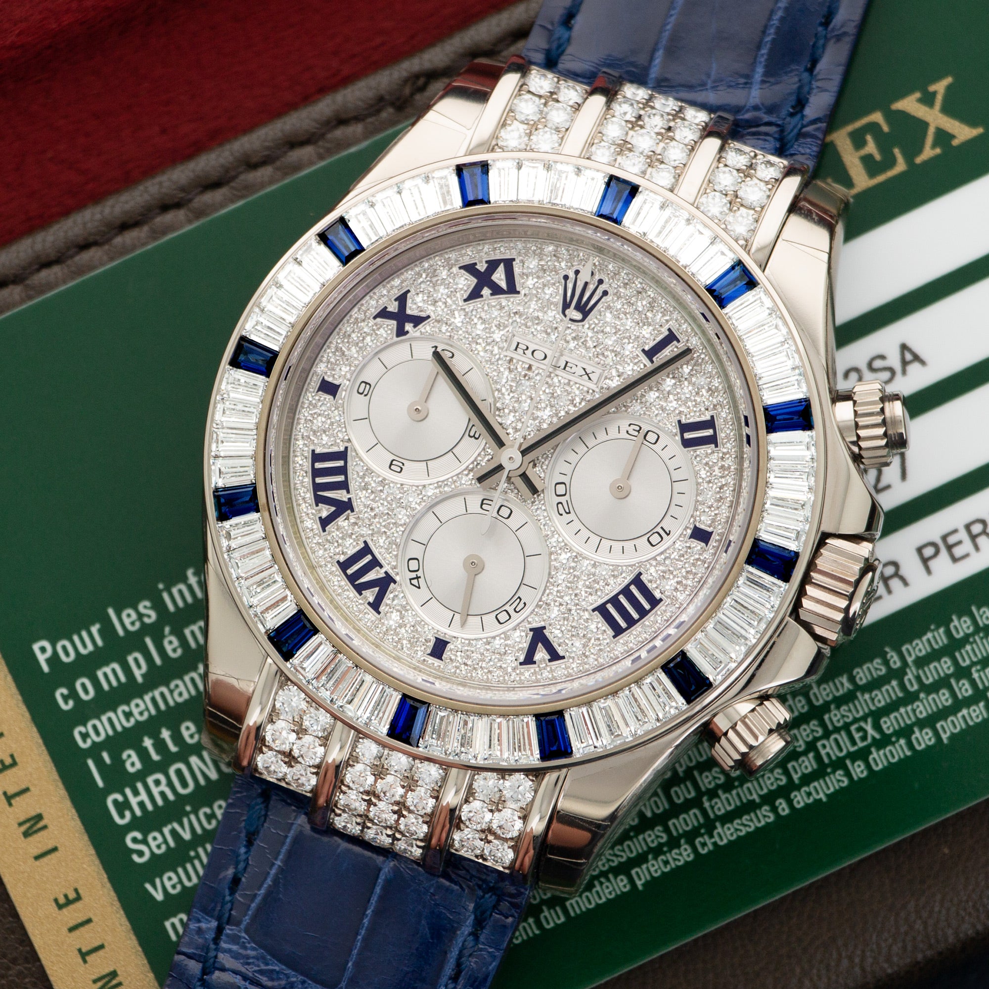 Rolex - Rolex Cosmograph Daytona Diamond & Sapphire Watch Ref. 116599 - The Keystone Watches