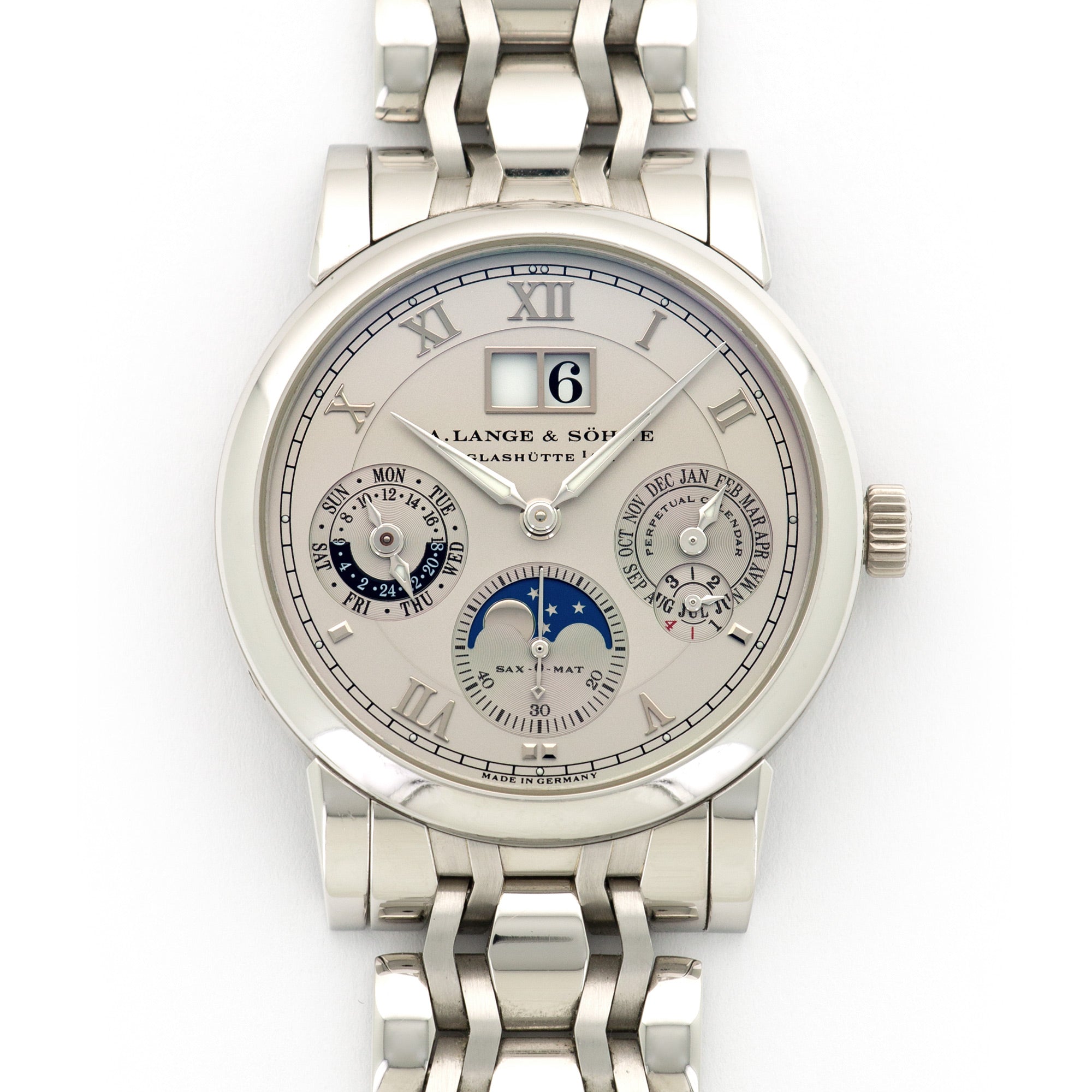 A. Lange & Sohne - A. Lange & Sohne Platinum Langematik Perpetual Watch Ref. 310.225 - The Keystone Watches