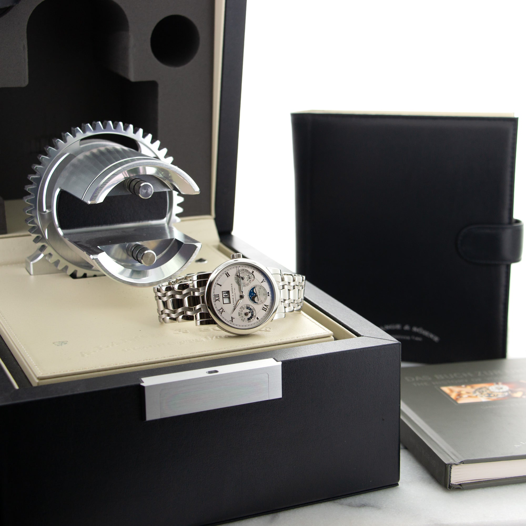 A. Lange & Sohne - A. Lange & Sohne Platinum Langematik Perpetual Watch Ref. 310.225 - The Keystone Watches
