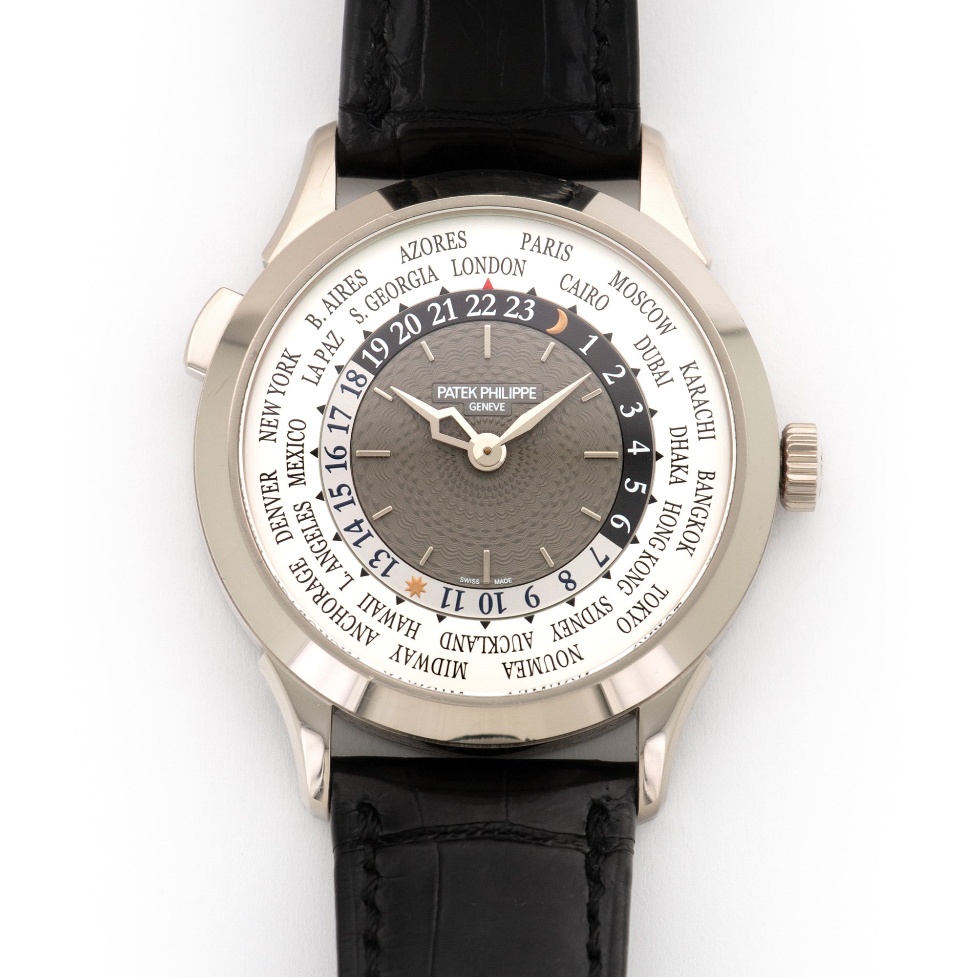 Patek Philippe - Patek Philippe White Gold World Time Watch Ref. 5230 - The Keystone Watches