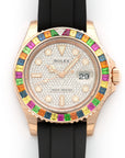 Rolex - Rolex Rose Gold Yacht-Master Rainbow Watch Ref. 116695 - The Keystone Watches