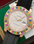 Rolex - Rolex Rose Gold Yacht-Master Rainbow Watch Ref. 116695 - The Keystone Watches