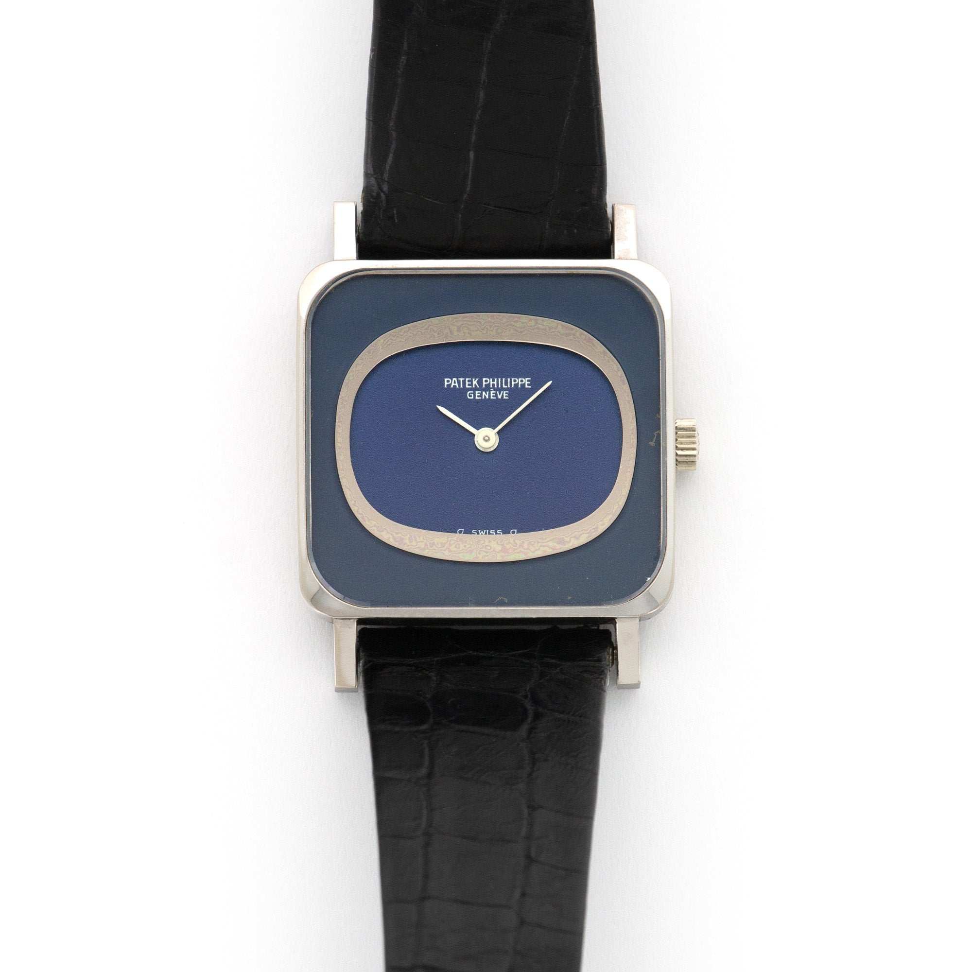 Patek Philippe - Patek Philippe White Gold Unsual Strap Watch Ref. 4183 - The Keystone Watches