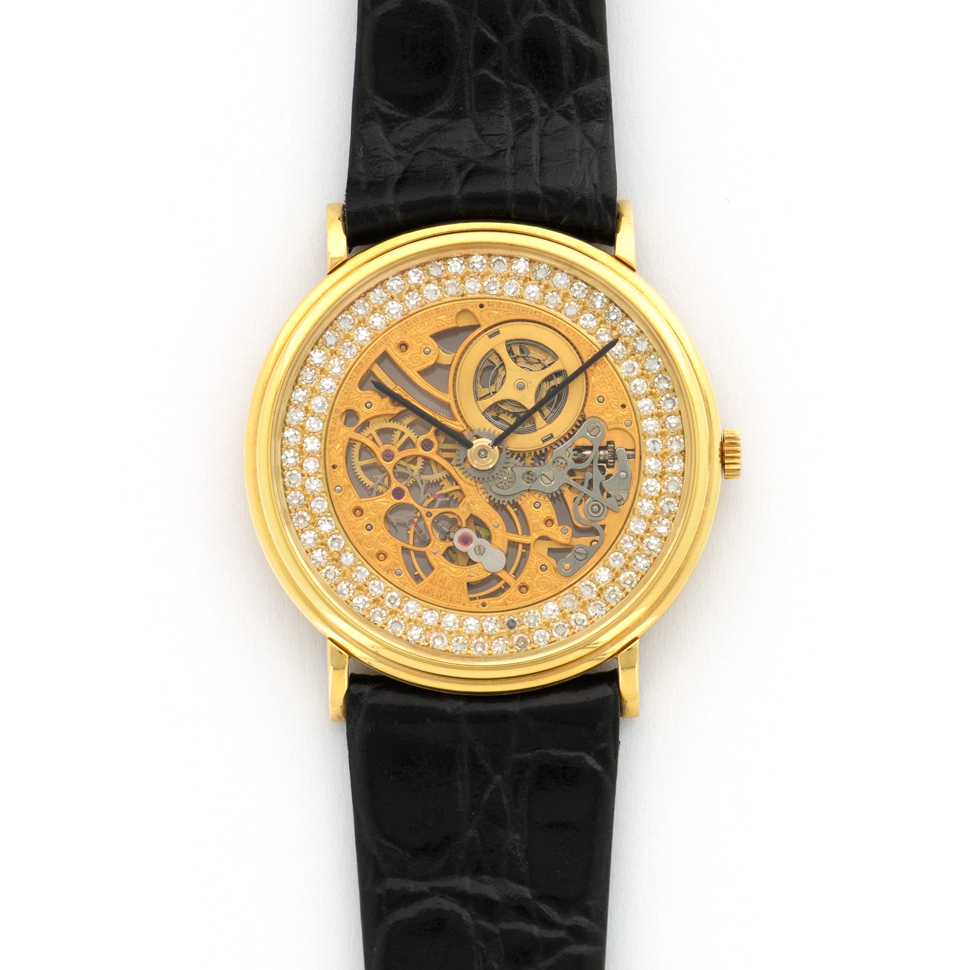 Audemars Piguet - Audemars Piguet Yellow Gold Skeletonized Diamond Watch - The Keystone Watches