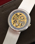 Audemars Piguet - Audemars Piguet White Gold with Sapphires Skeleton Bracelet Watch - The Keystone Watches
