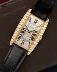Cartier - Cartier Yellow Gold Tank Diamond Watch - The Keystone Watches