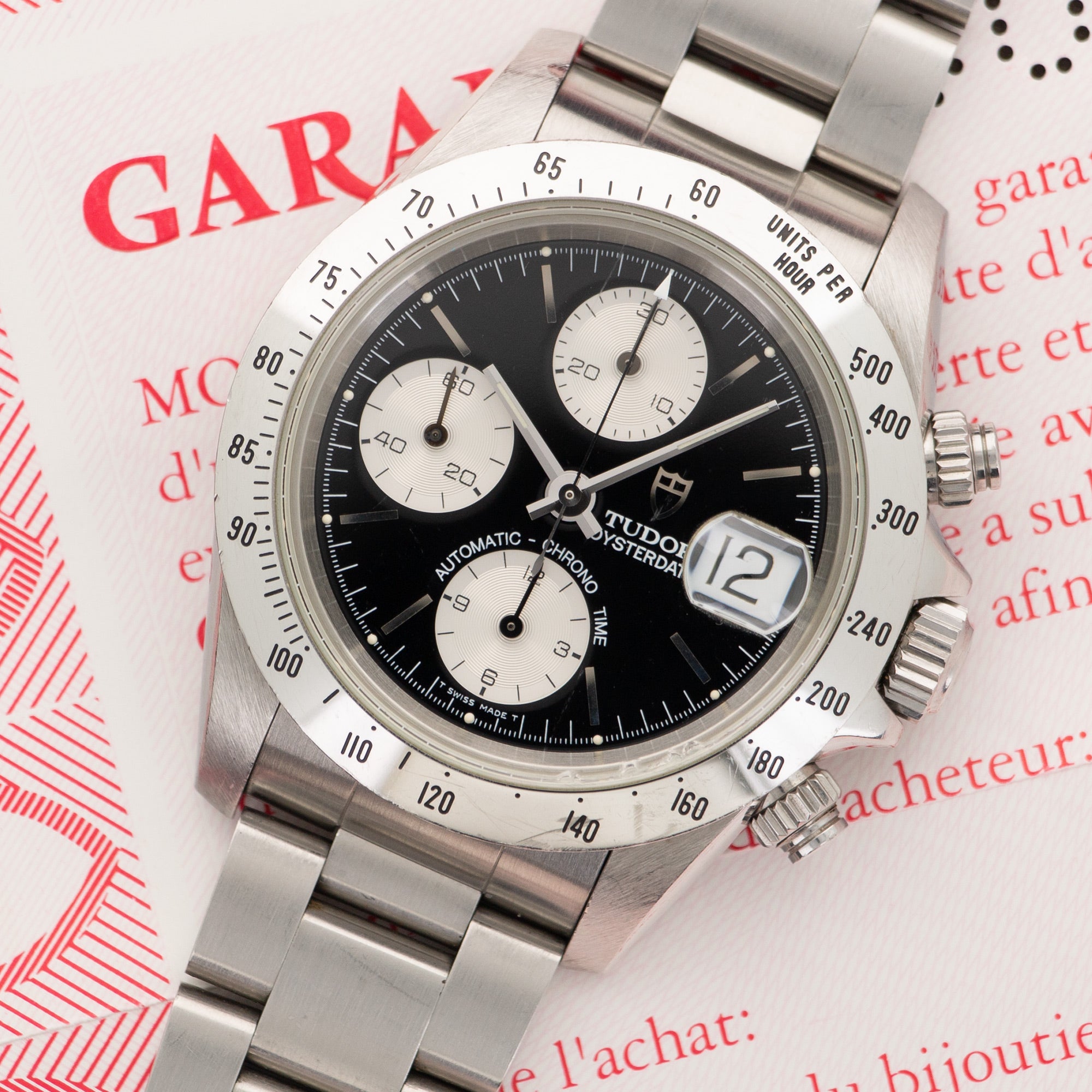 Tudor - Tudor Steel Chrono-Time Watch Ref. 79280 with Original Warranty Paper - The Keystone Watches