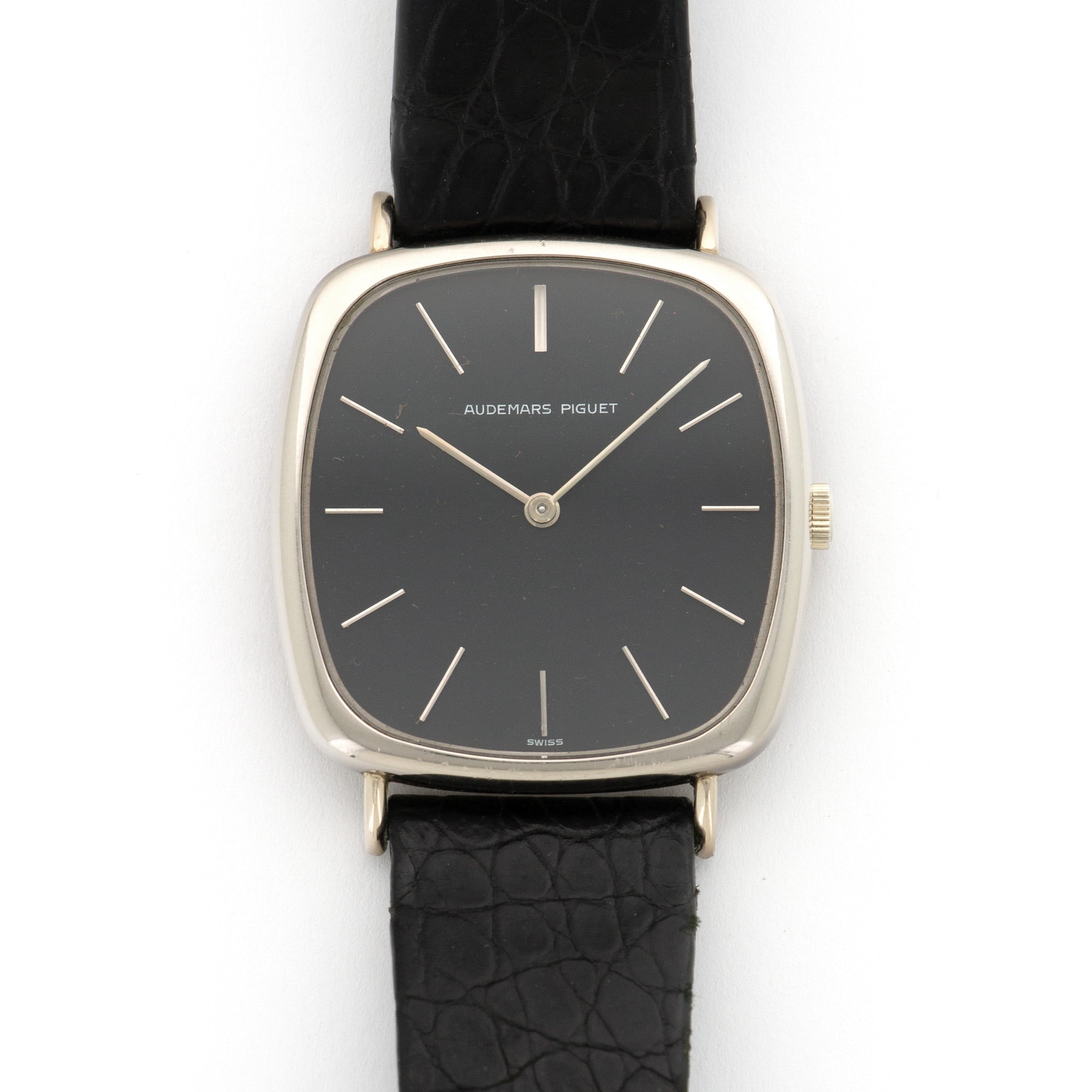 Audemars Piguet - Audemars Piguet White Gold Slim Strap Watch - The Keystone Watches