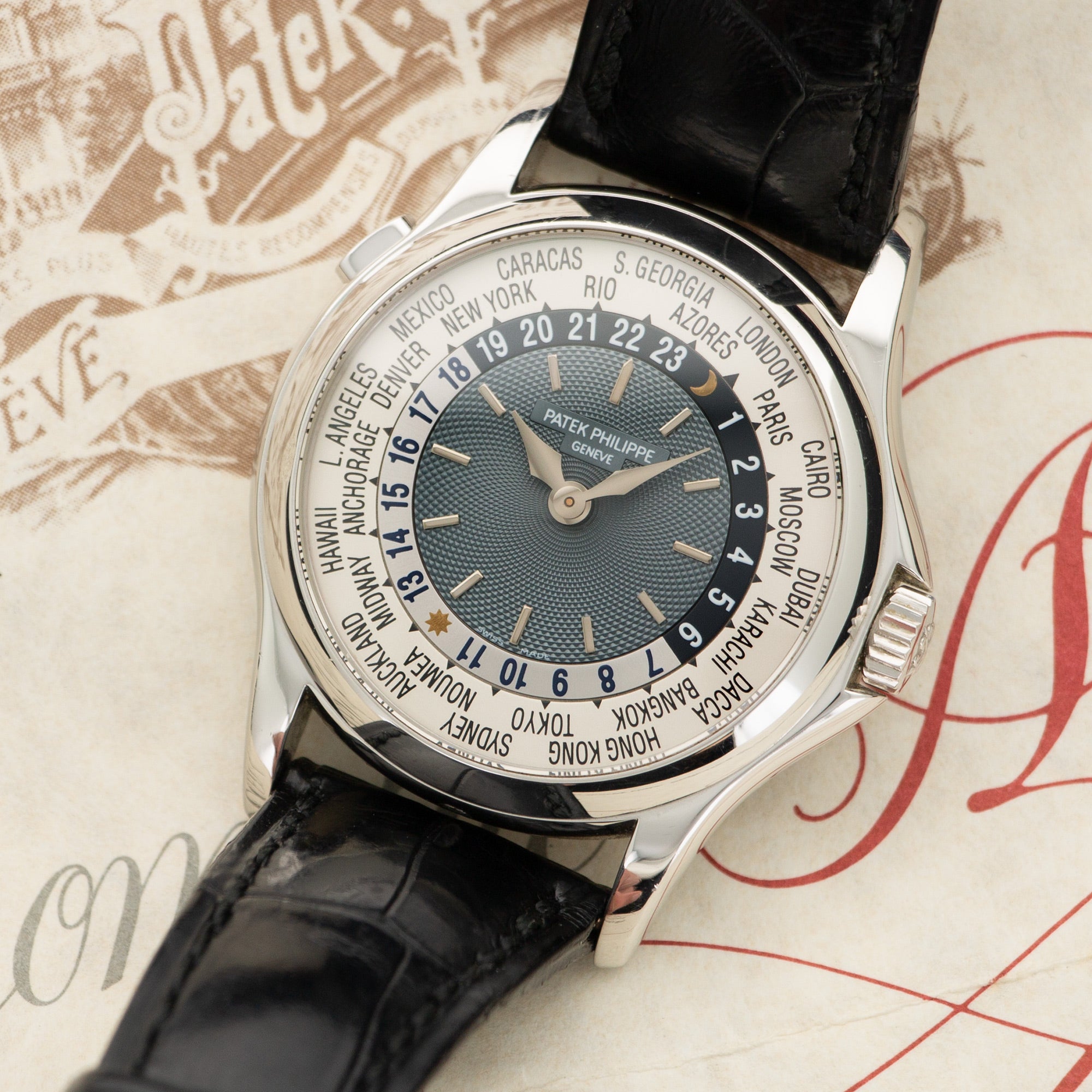 Patek Philippe - Patek Philippe Platinum World Time Watch Ref. 5110 - The Keystone Watches