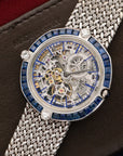 Audemars Piguet - Audemars Piguet White Gold Oversized Skeleton Sapphire & Diamond Watch - The Keystone Watches