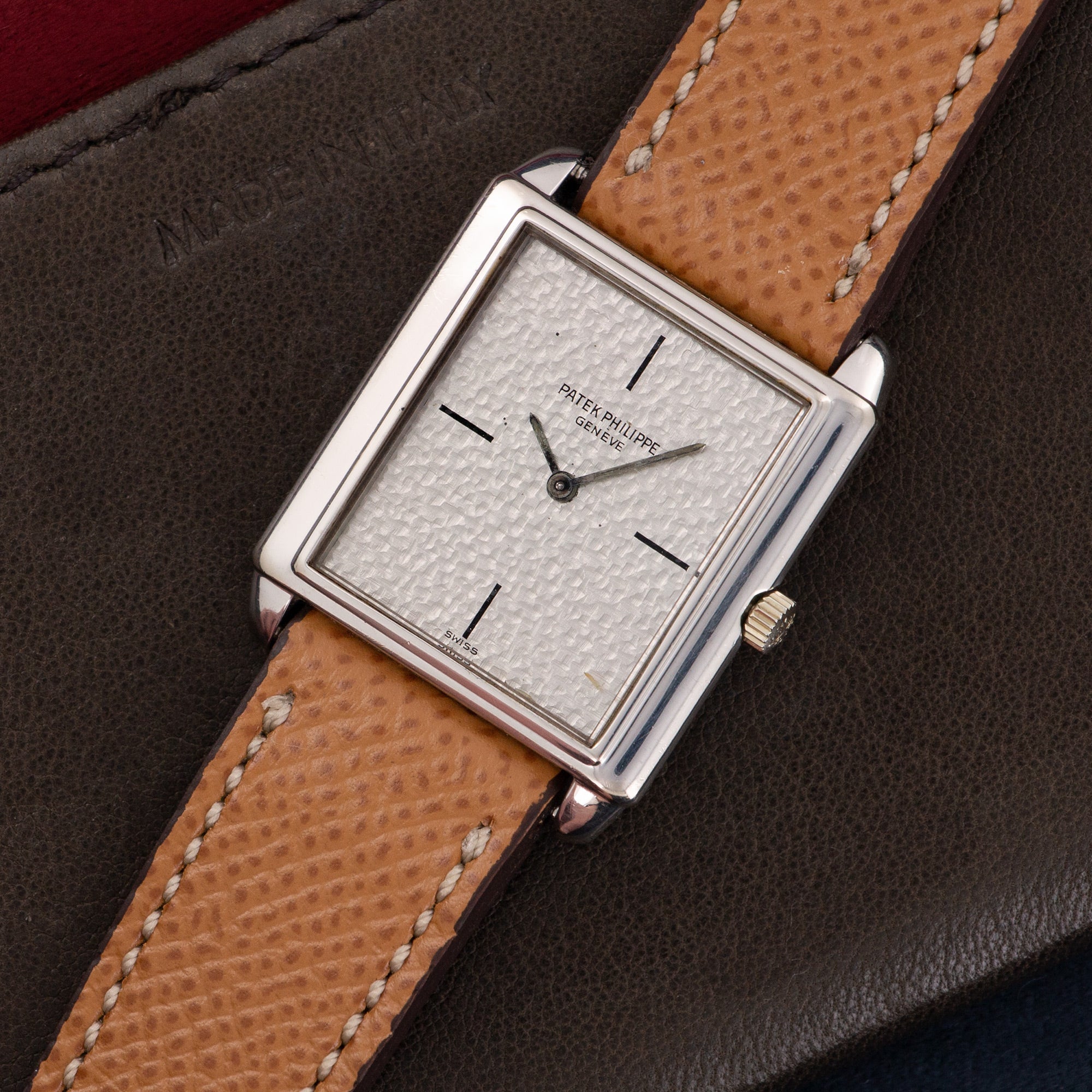 Patek Philippe - Patek Philippe White Gold Strap Watch, Ref. 3671 - The Keystone Watches