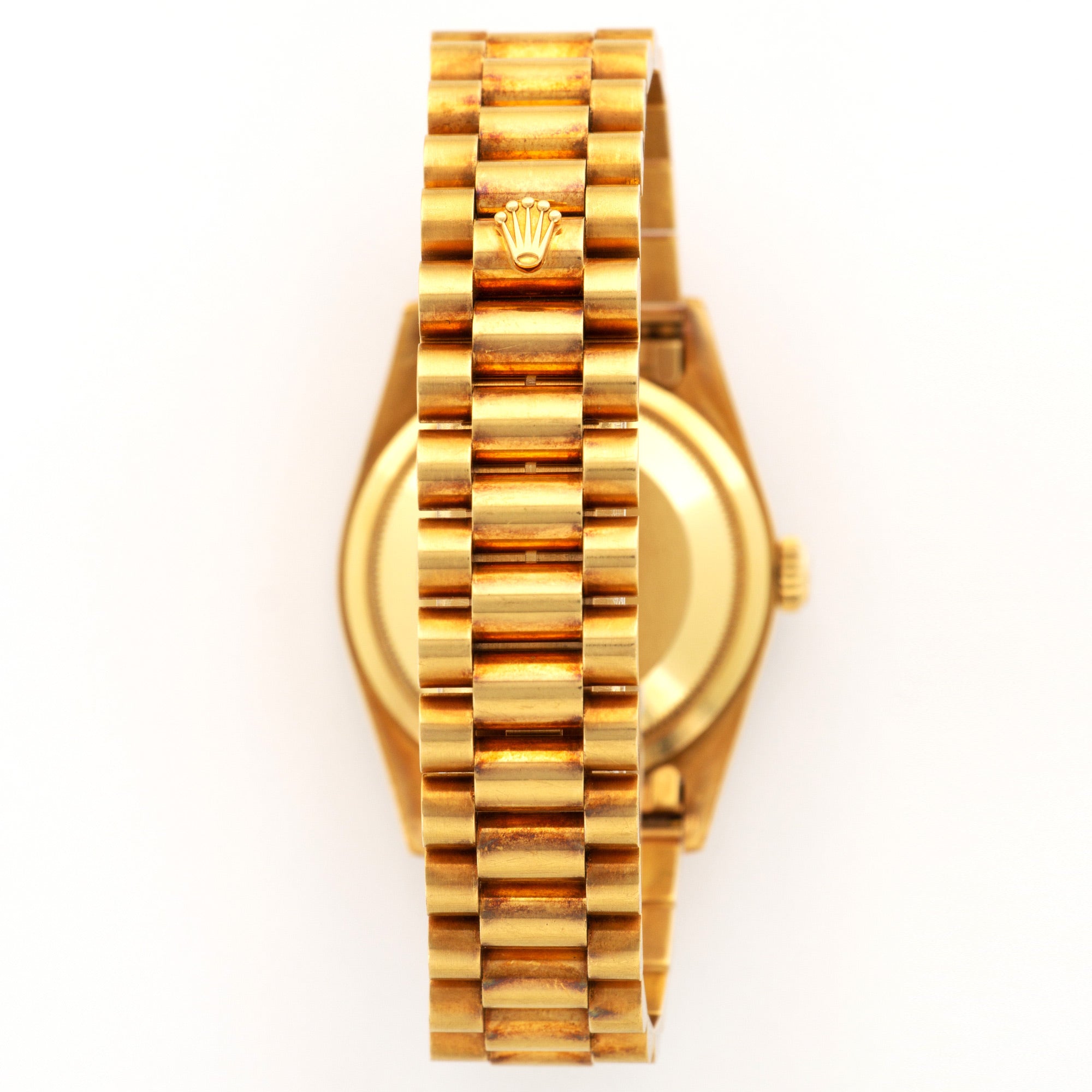 Rolex - Rolex Yellow Gold Day-Date Pave Diamond & Ruby Watch Ref. 18388 - The Keystone Watches