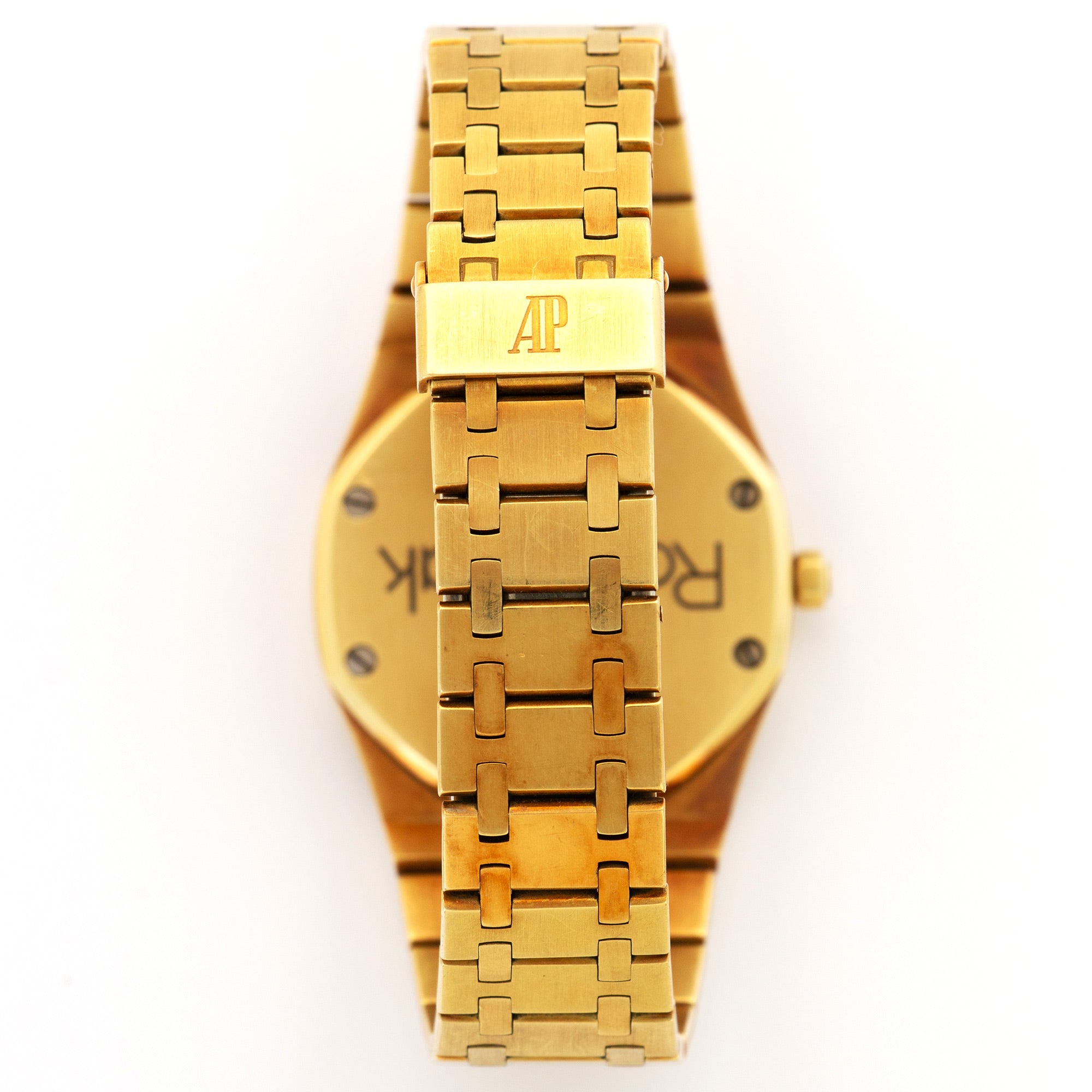 Audemars Piguet - Audemars Piguet Yellow Gold Royal Oak Diamond Watch - The Keystone Watches