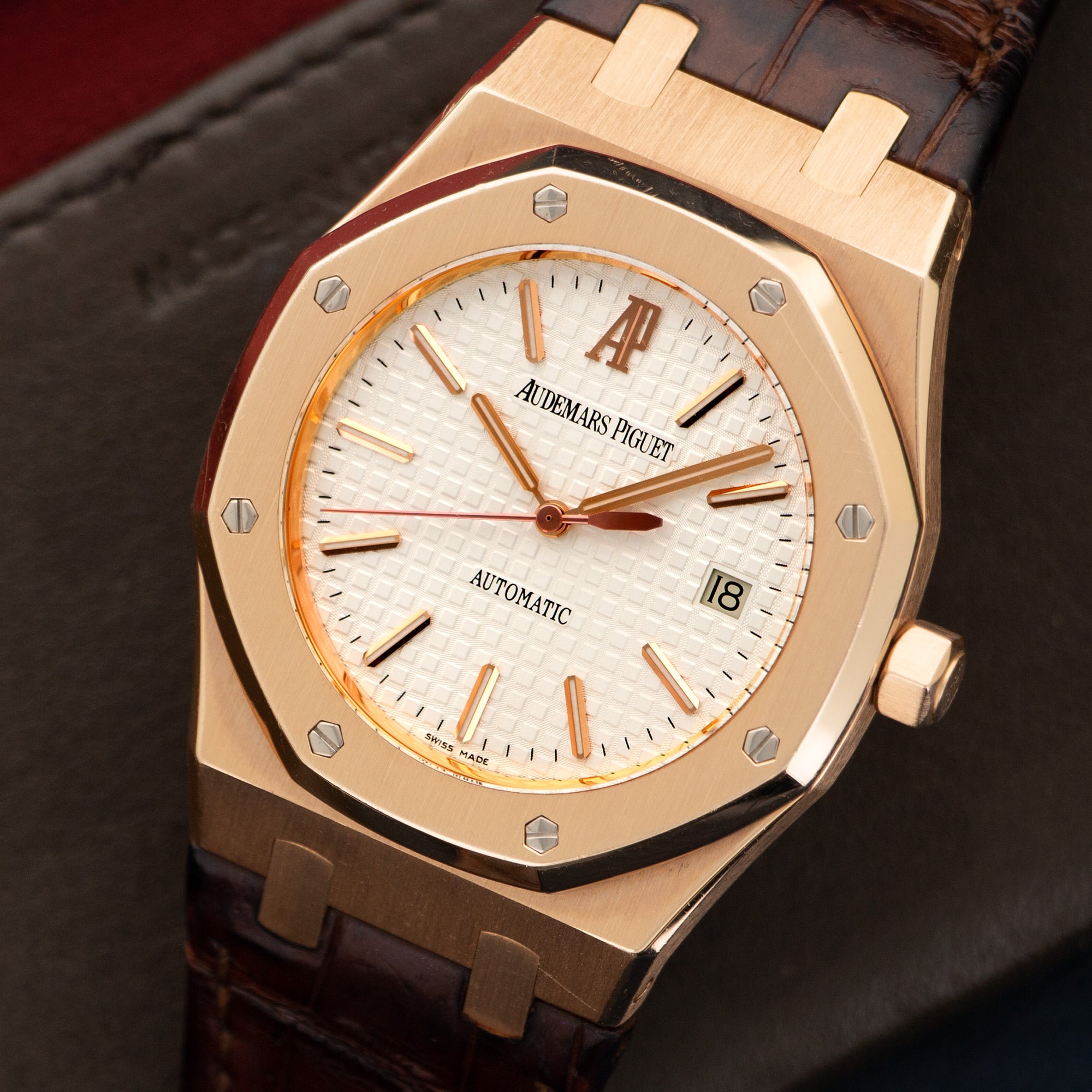 Audemars Piguet - Audemars Piguet Rose Gold Royal Oak Watch Ref. 15300 - The Keystone Watches