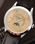 Patek Philippe - Patek Philippe Platinum Perpetual Calendar Retrograde Watch Ref. 5496 - The Keystone Watches