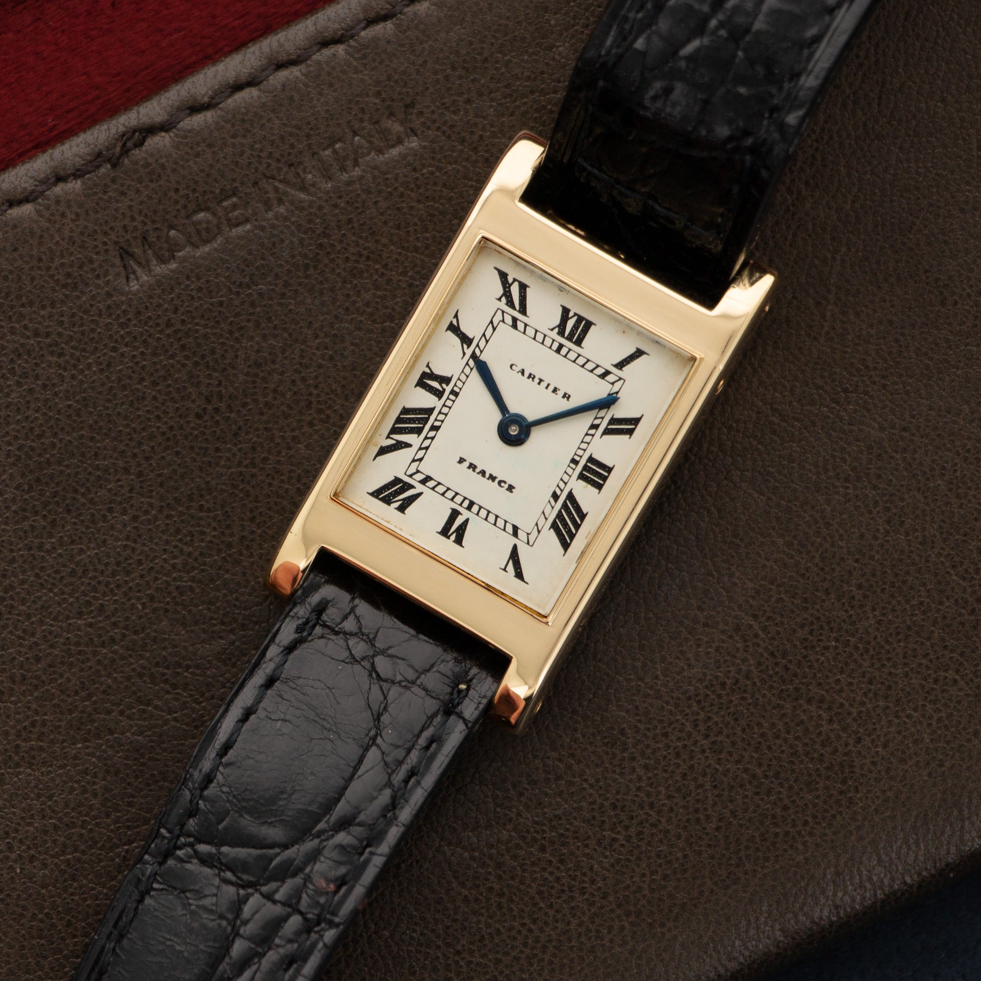 Cartier - Cartier Yellow Gold Tank Bec dAigle Watch - The Keystone Watches