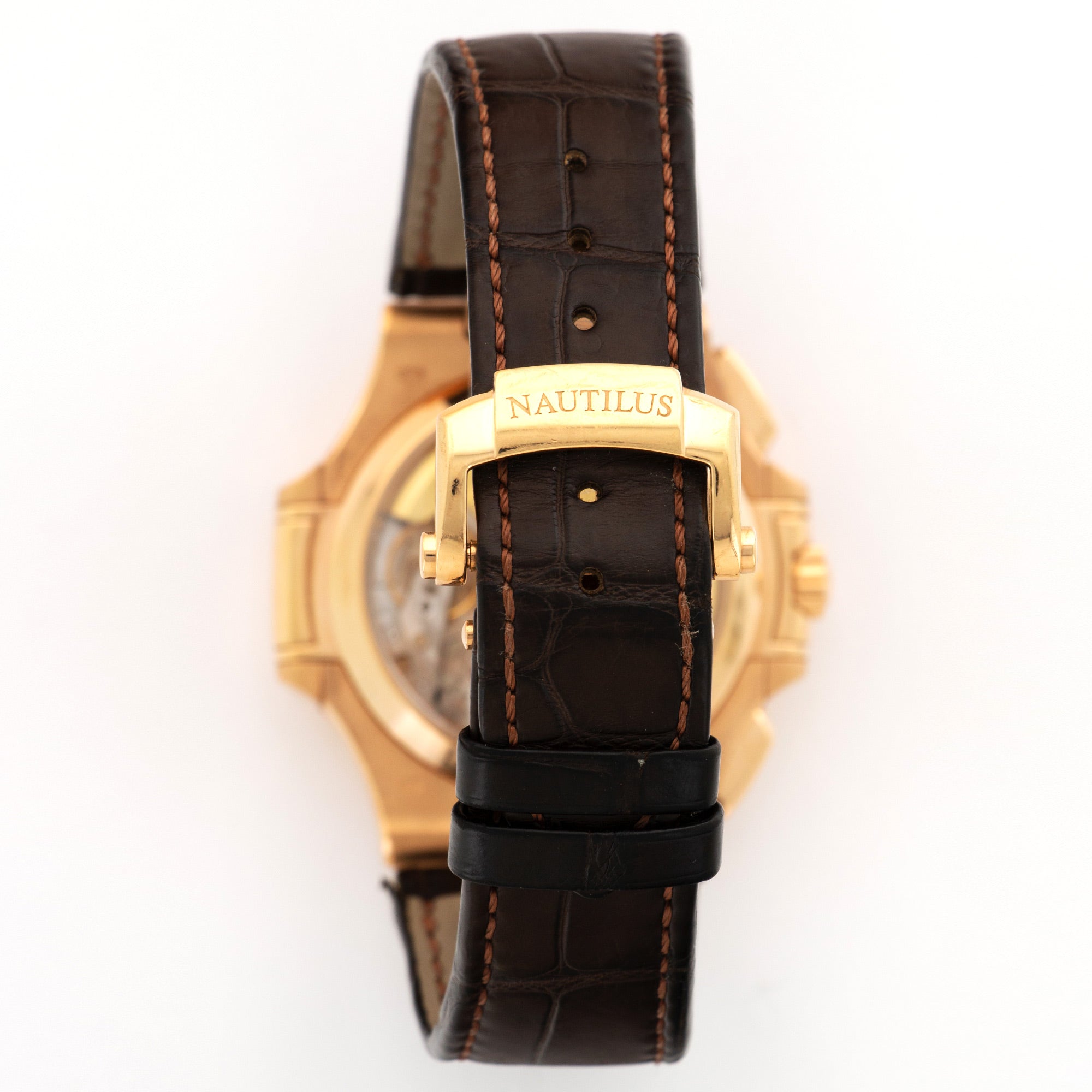 Patek Philippe - Patek Philippe Rose Gold Nautilus Chronograph Watch Ref. 5980 - The Keystone Watches