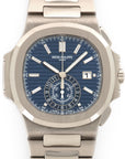 Patek Philippe - Patek Philippe White Gold Nautilus Chronograph Watch Ref. 5976 - The Keystone Watches