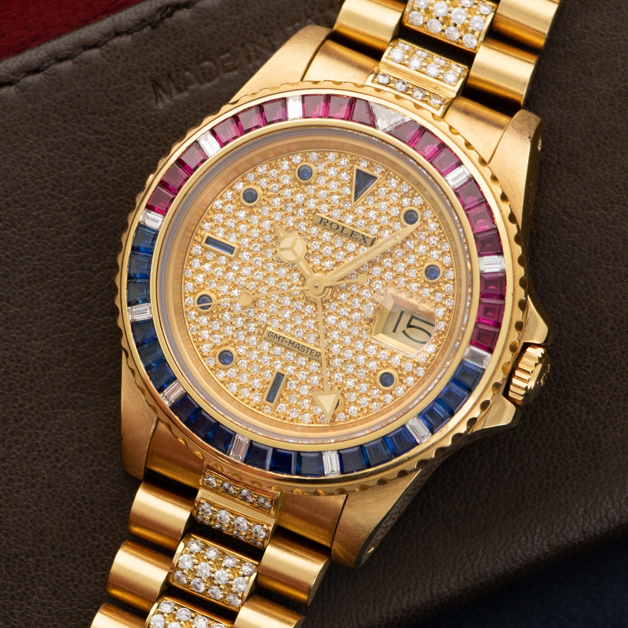Rolex - Rolex Yellow Gold GMT-Master Watch Ref. 16758 SARU - The Keystone Watches