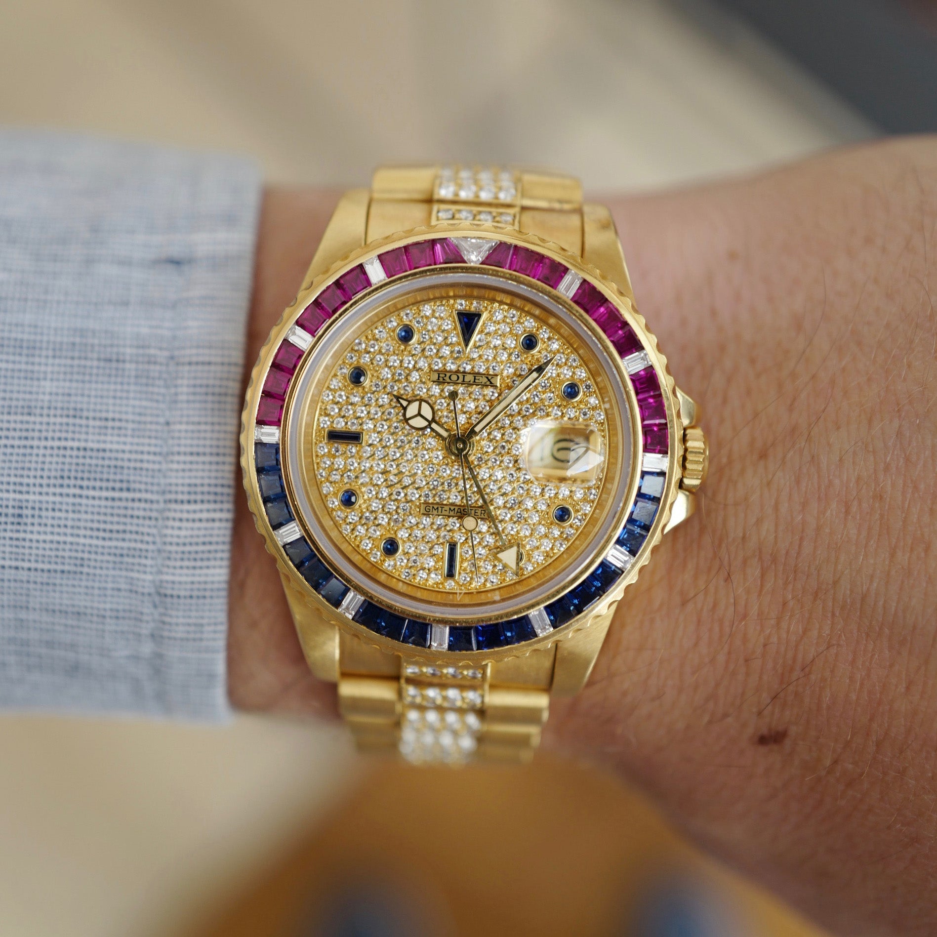Rolex - Rolex Yellow Gold GMT-Master Watch Ref. 16758 SARU - The Keystone Watches