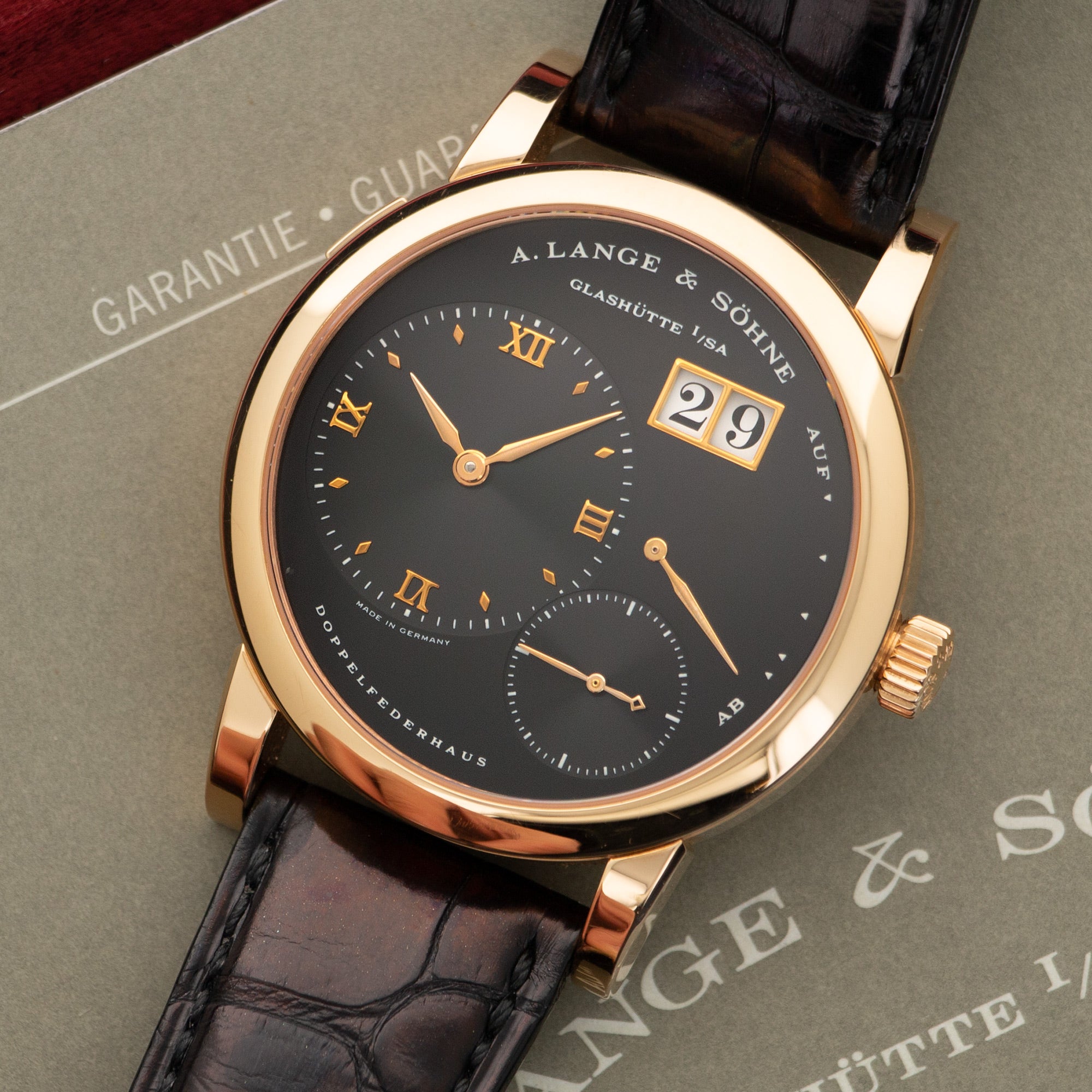 A. Lange & Sohne - A. Lange & Sohne Rose Gold Lange 1 Watch Ref. 101.031 - The Keystone Watches