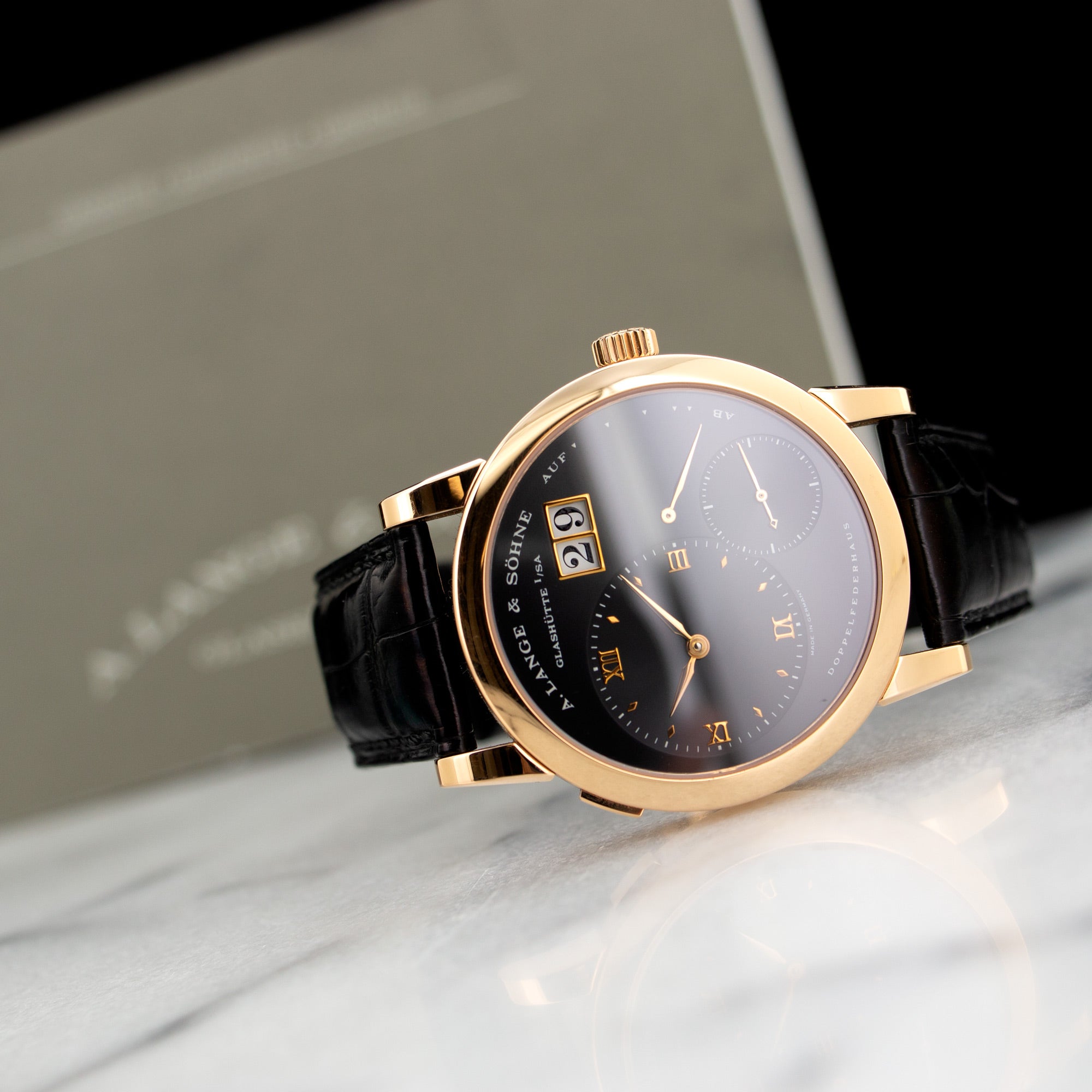 A. Lange & Sohne - A. Lange & Sohne Rose Gold Lange 1 Watch Ref. 101.031 - The Keystone Watches