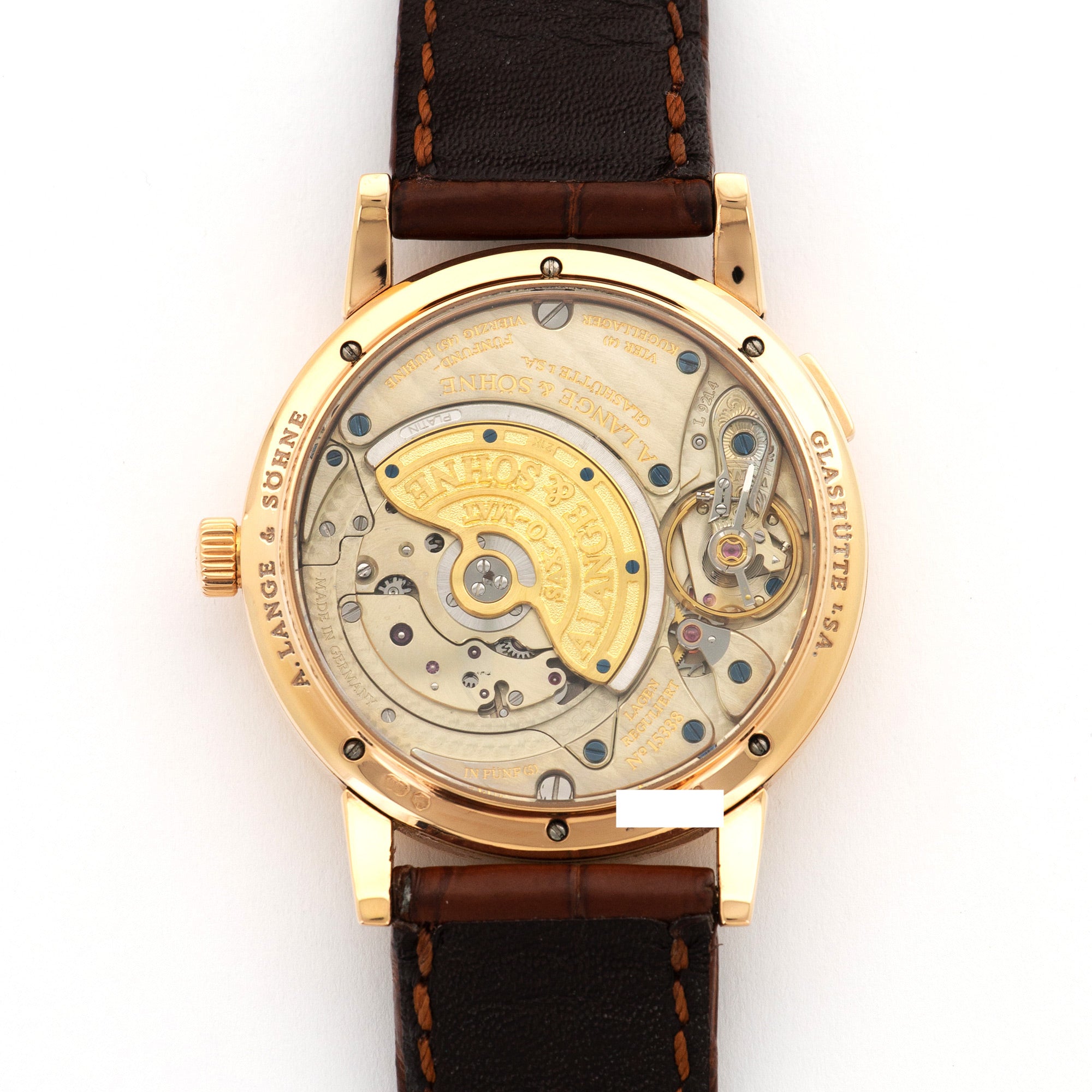 A. Lange & Sohne - A. Lange & Sohne Rose Gold Saxonia Automatic Watch Ref. 315.032 - The Keystone Watches