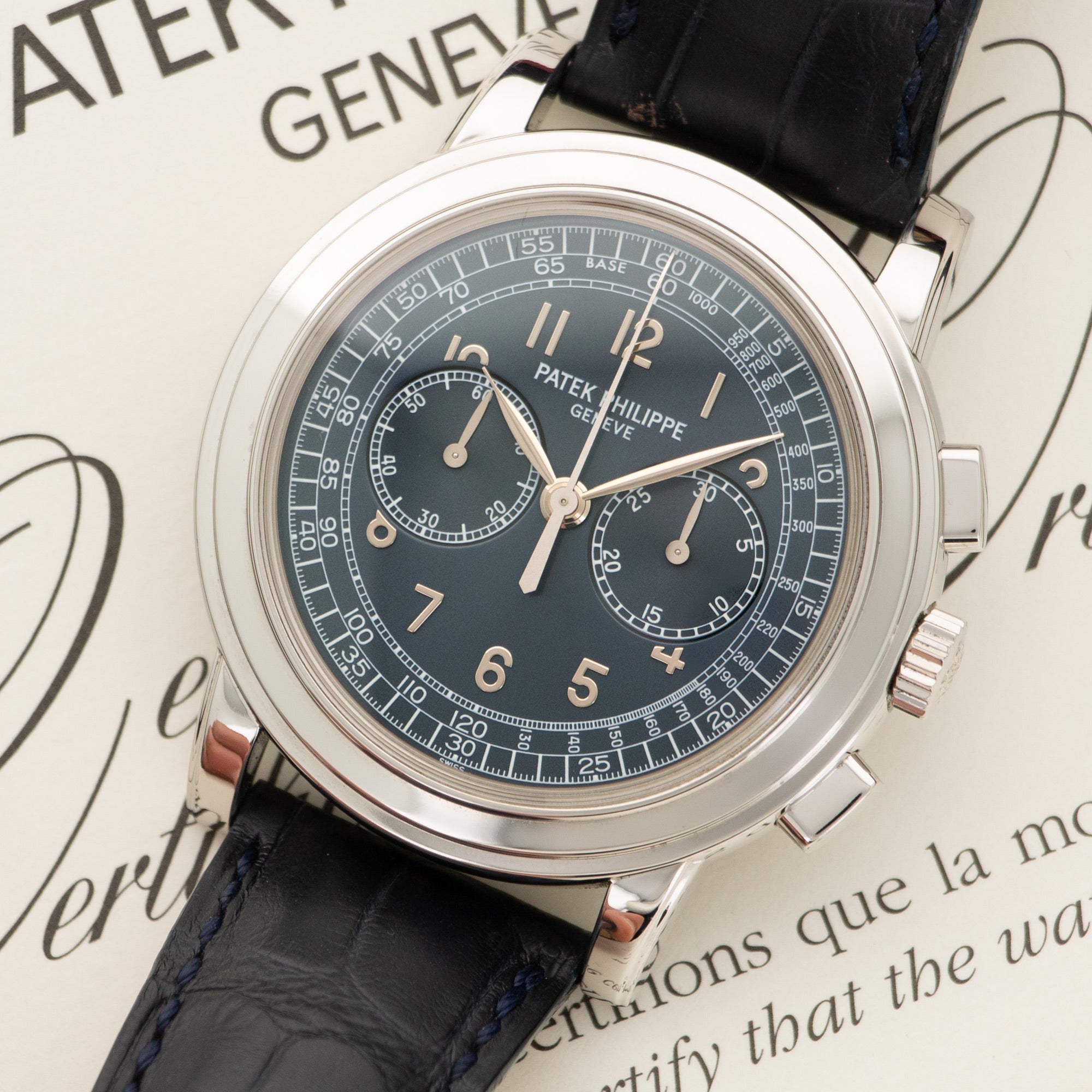 Patek Philippe - Patek Philippe Platinum Chronograph Watch Ref. 5070 - The Keystone Watches