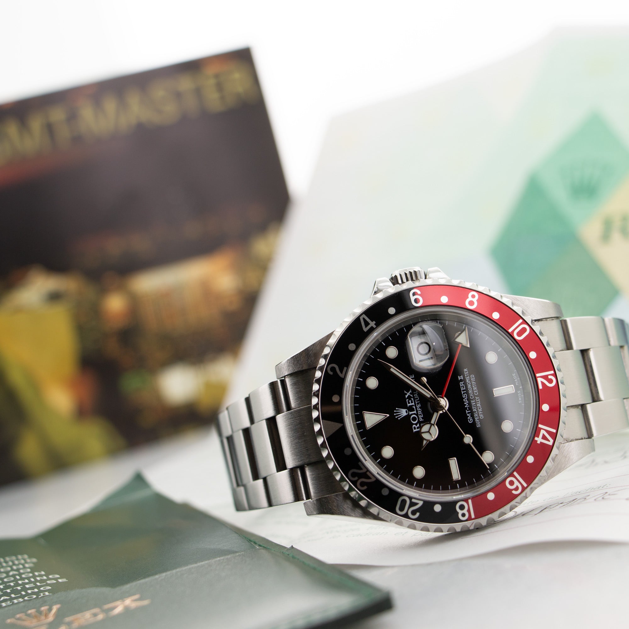 Rolex - Rolex GMT-Master II Coke Watch Ref. 16710 with Original Box and Papers - The Keystone Watches