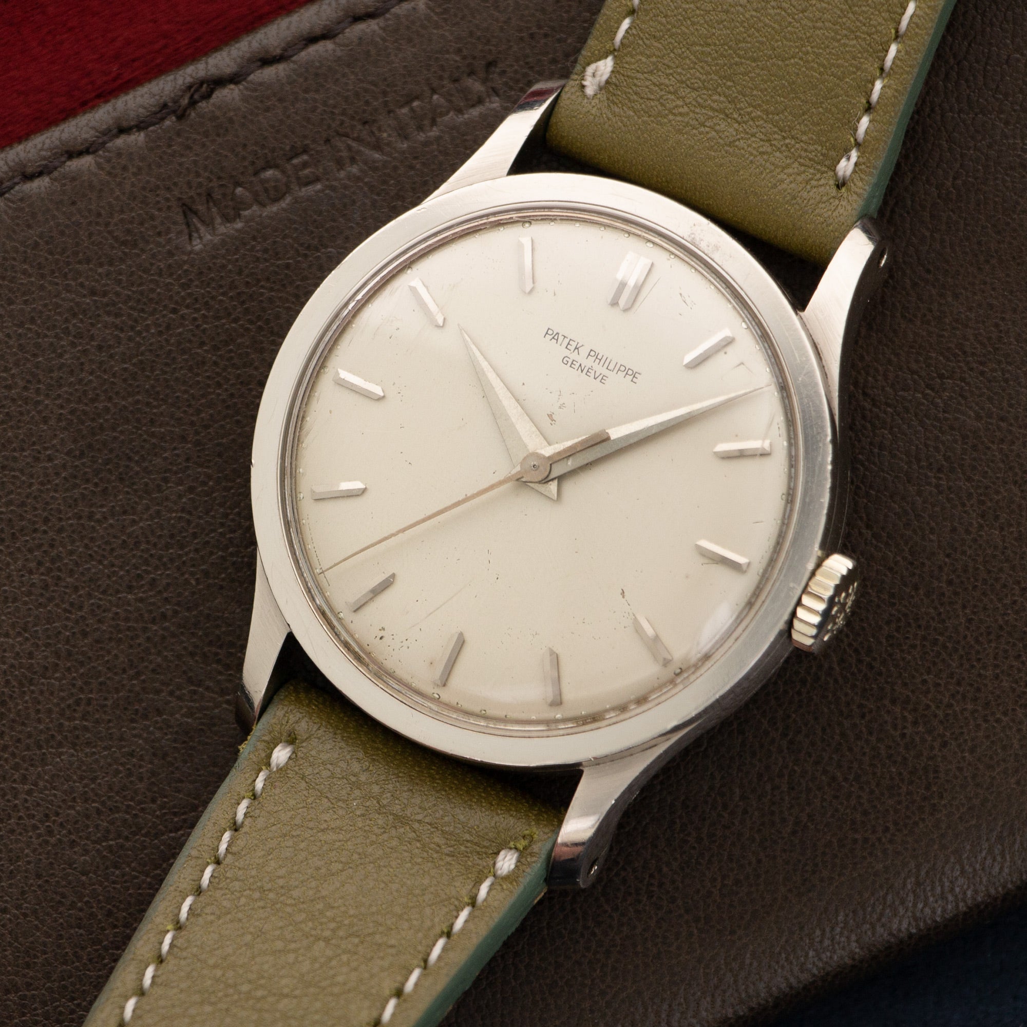 Patek Philippe - Patek Philippe White Gold Calatrava Watch Ref. 570 - The Keystone Watches