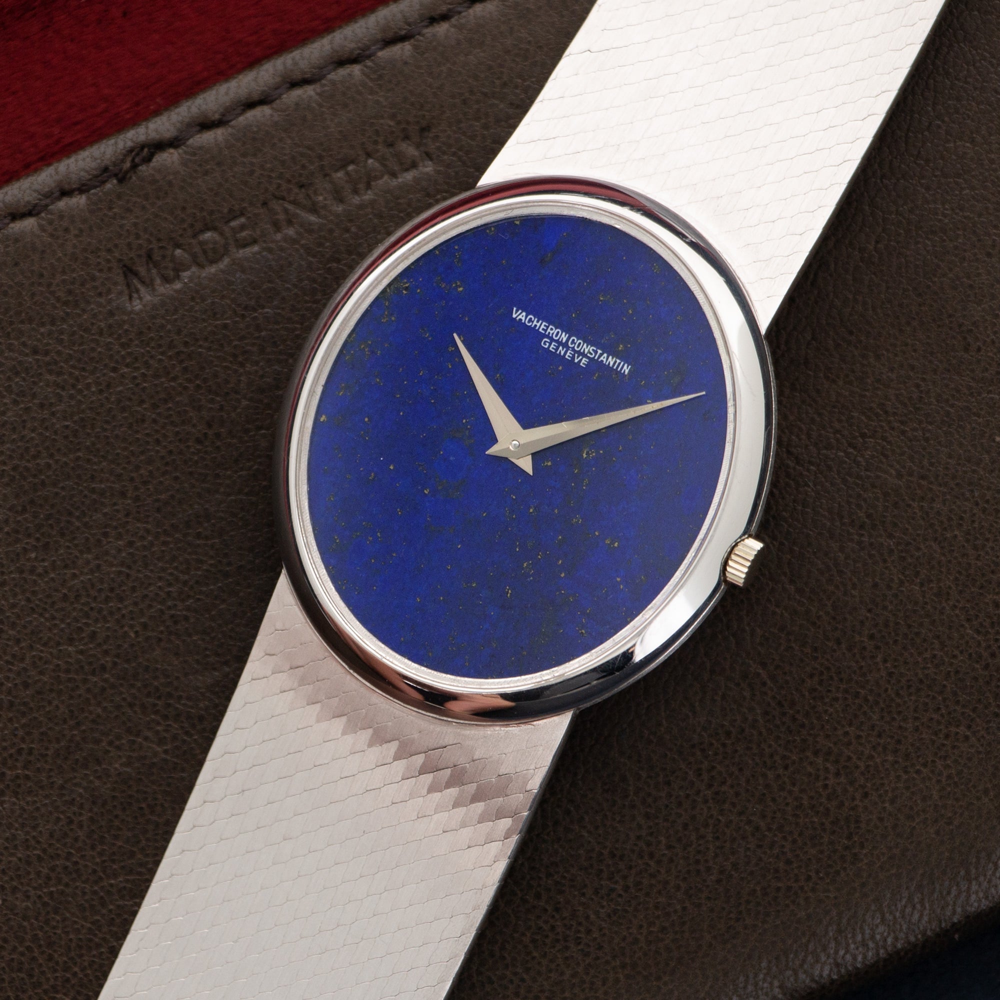 Vacheron Constantin - Vacheron Constantin White Gold Lapis Dial Watch - The Keystone Watches