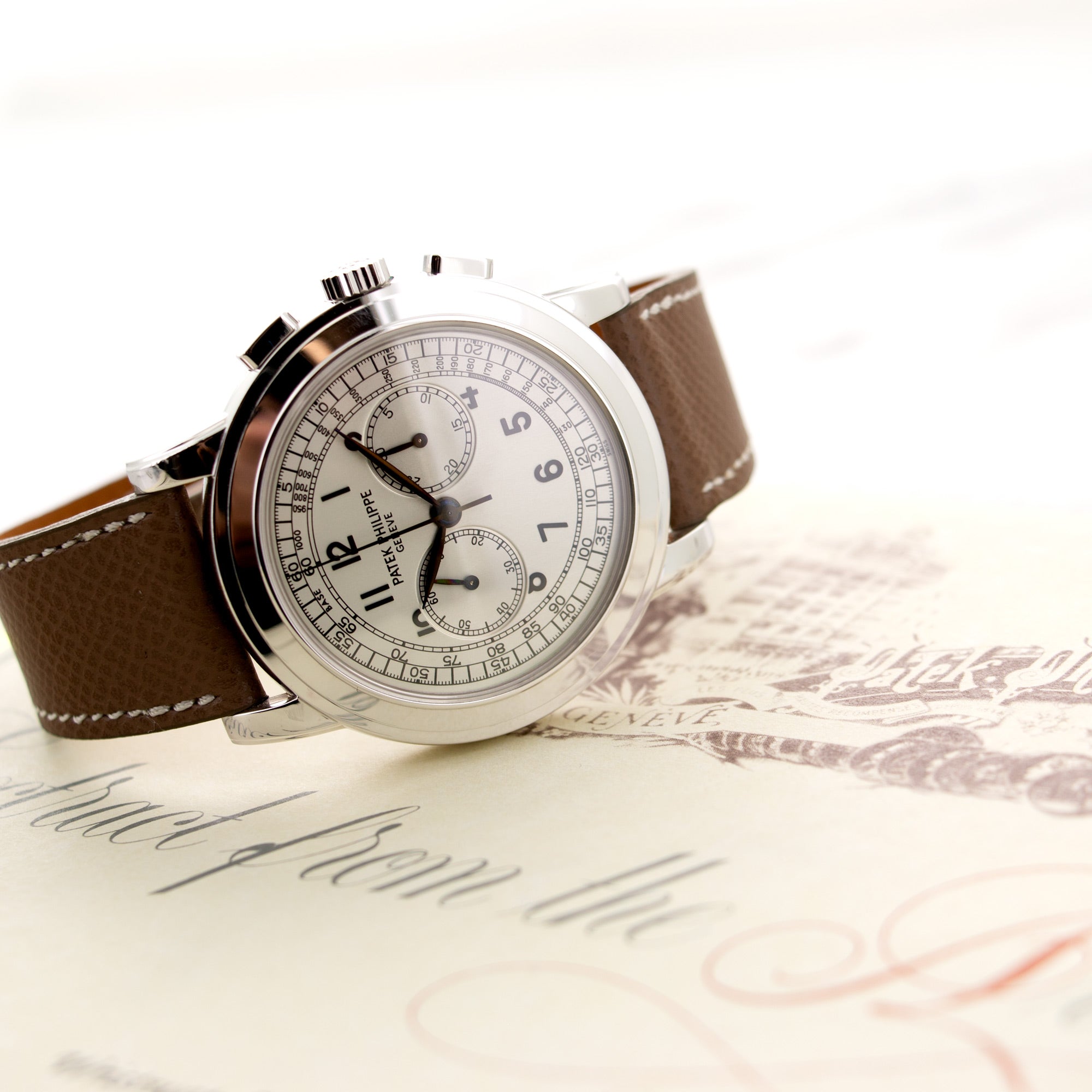 Patek Philippe - Patek Philippe White Gold Chronograph Watch Ref. 5070 - The Keystone Watches