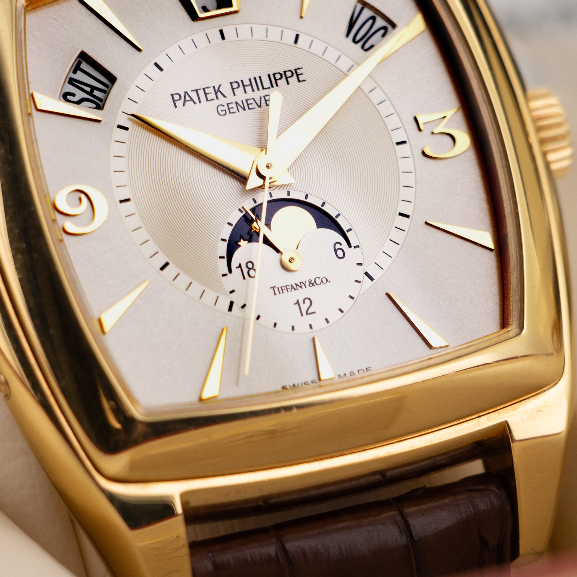 Patek Philippe - Patek Philippe Annual Calendar Moonphase Watch Ref. 5135 Retailed by Tiffany & Co. - The Keystone Watches