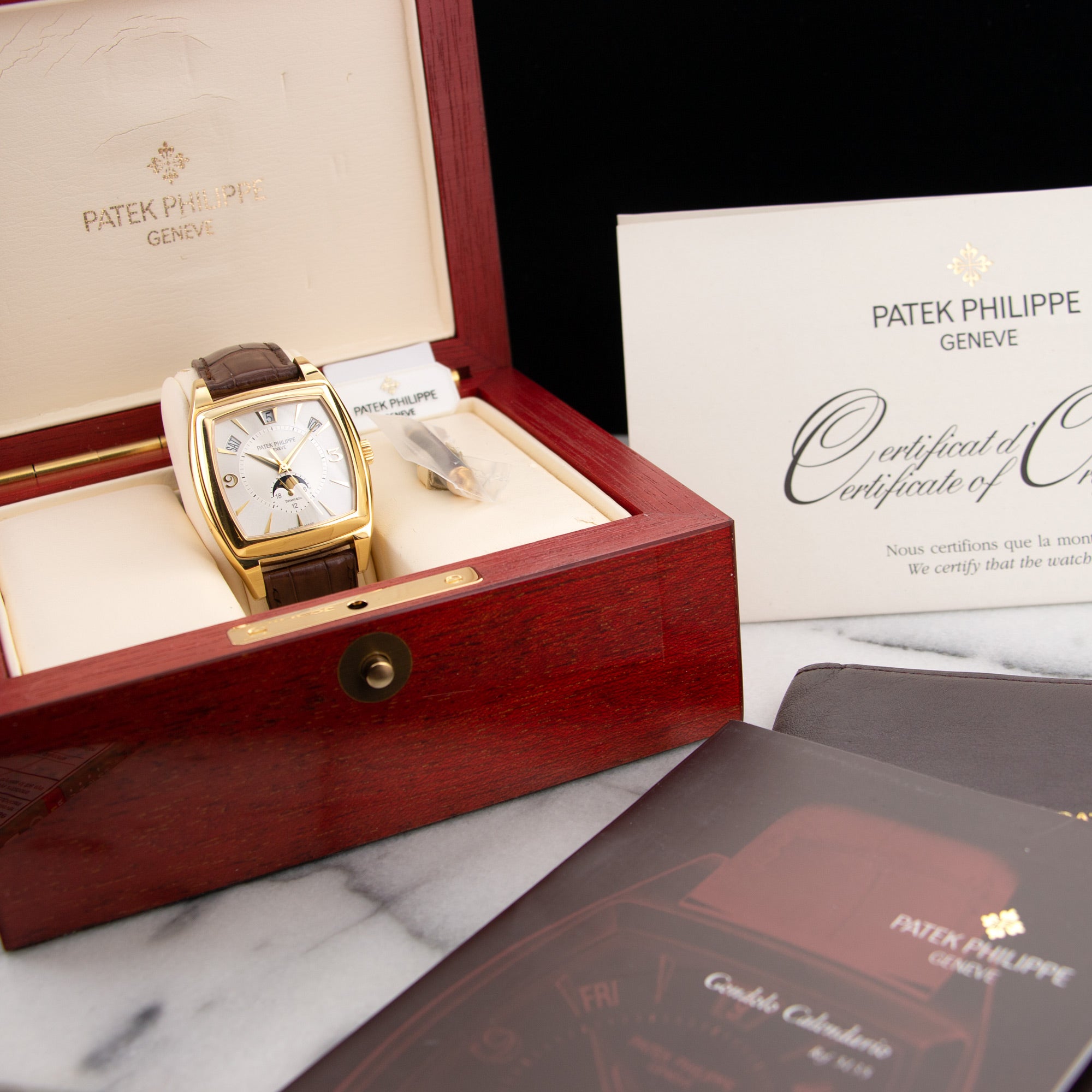 Patek Philippe - Patek Philippe Annual Calendar Moonphase Watch Ref. 5135 Retailed by Tiffany & Co. - The Keystone Watches