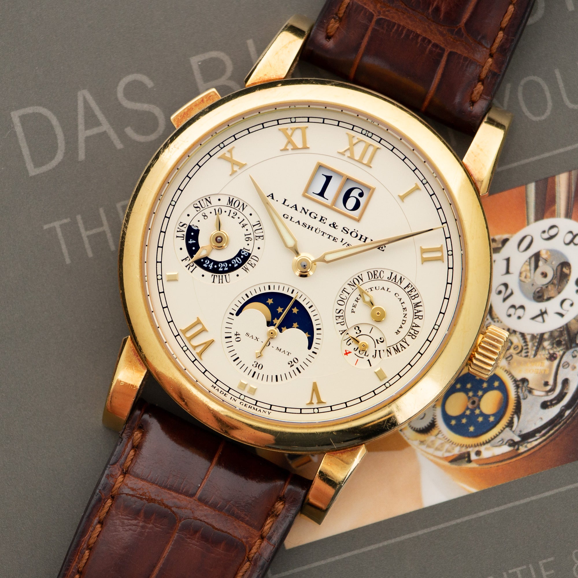 A. Lange &amp; Sohne - A. Lange &amp; Sohne Yellow Gold Langematik Perpetual Watch Ref. 310.021 - The Keystone Watches
