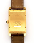 Cartier - Cartier Yellow Gold Tank Americaine Automatic Strap Watch - The Keystone Watches