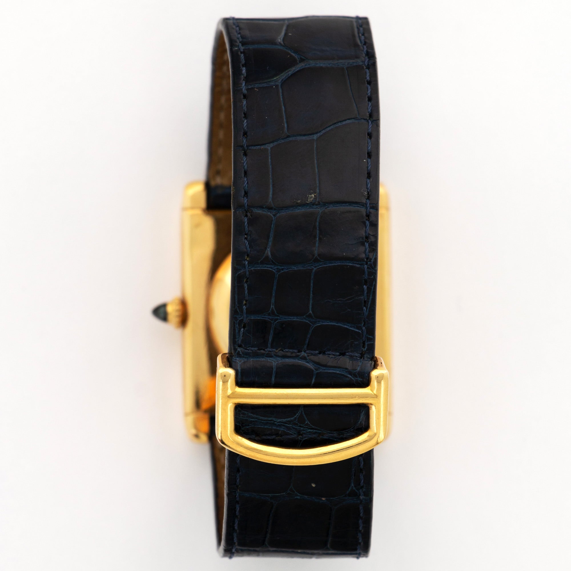 Cartier - Cartier Yellow Gold Jumbo Tank Automatic Watch - The Keystone Watches