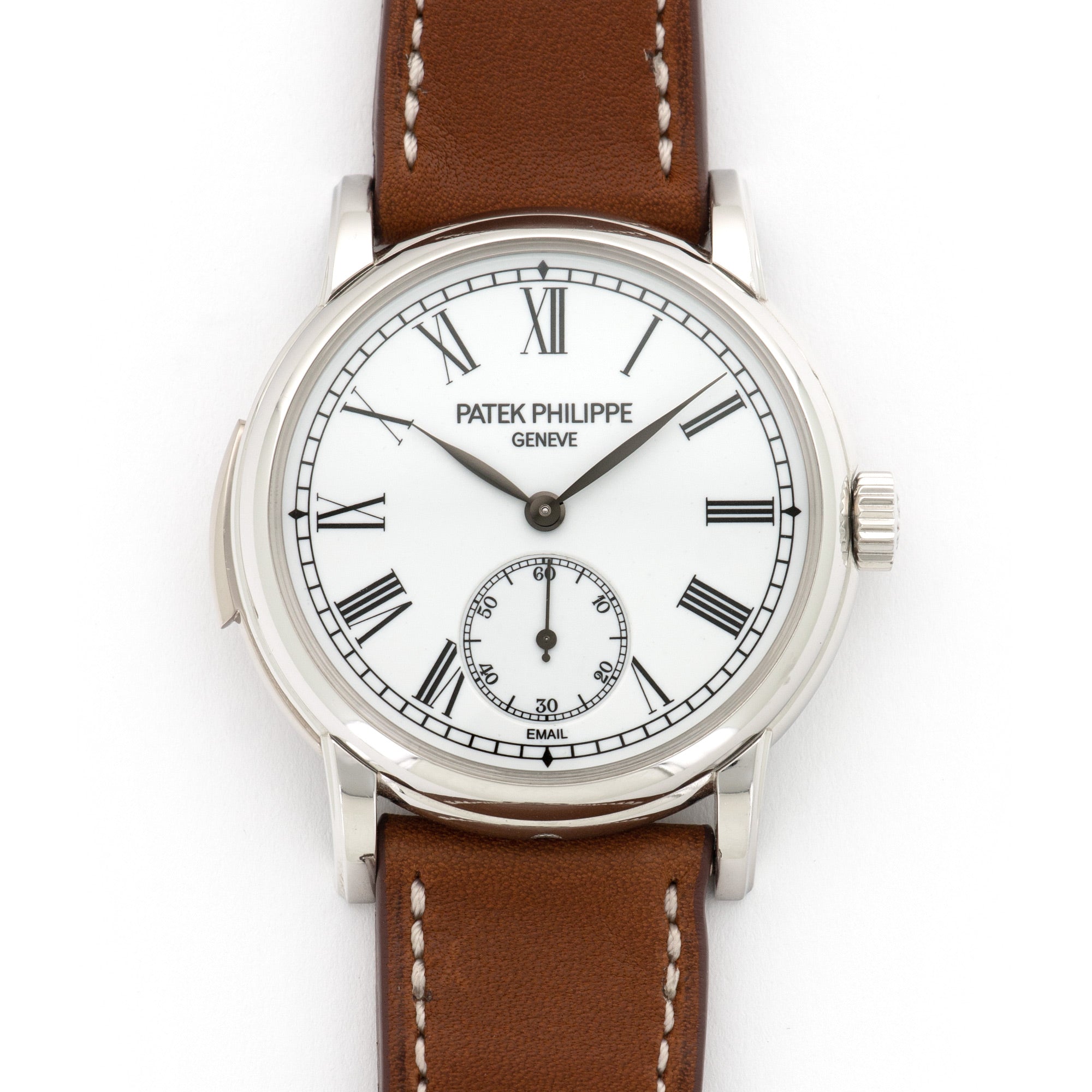 Patek Philippe - Patek Philippe Platinum Enamel Dial Minute Repeater Watch Ref. 5078 - The Keystone Watches
