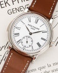 Patek Philippe - Patek Philippe Platinum Enamel Dial Minute Repeater Watch Ref. 5078 - The Keystone Watches