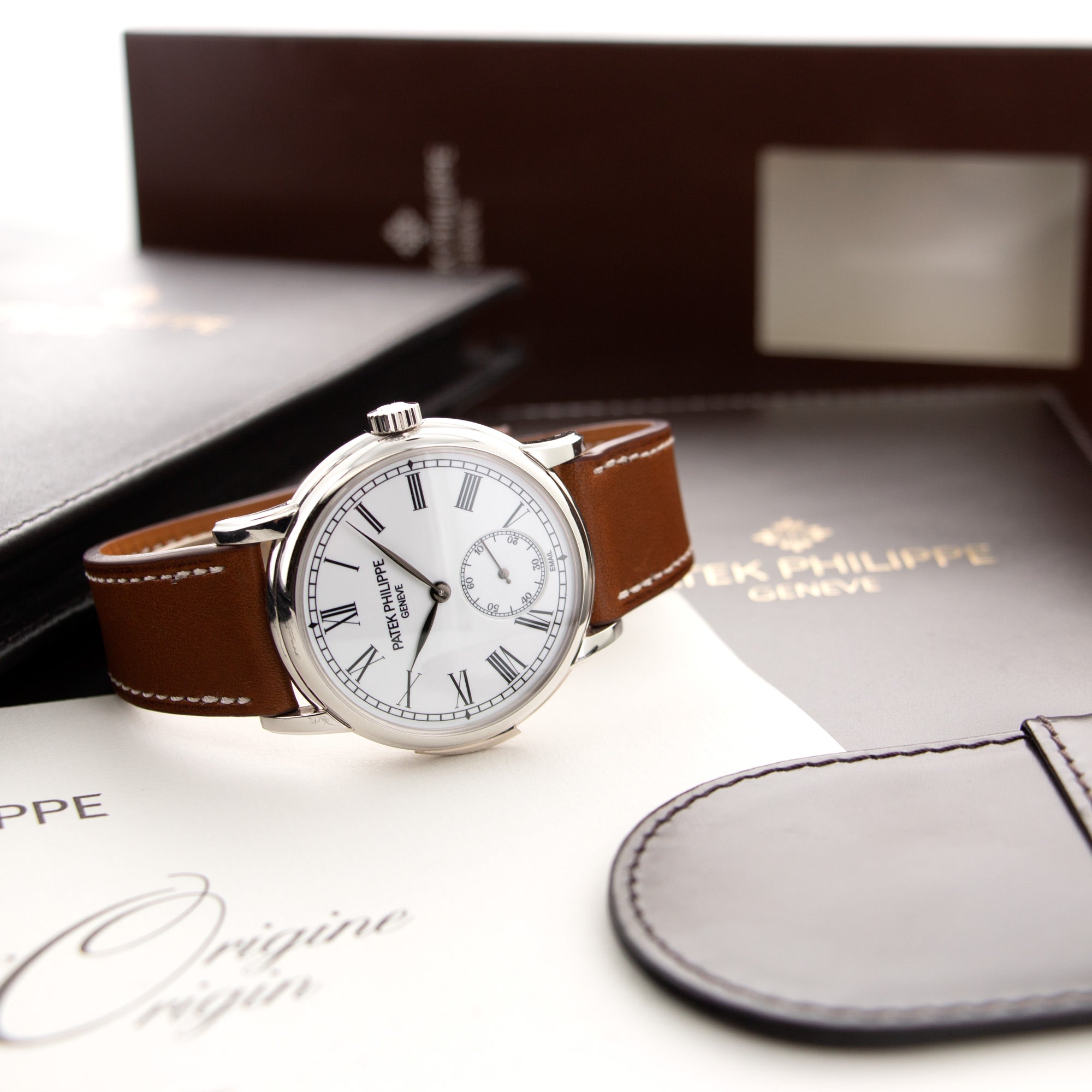 Patek Philippe - Patek Philippe Platinum Enamel Dial Minute Repeater Watch Ref. 5078 - The Keystone Watches